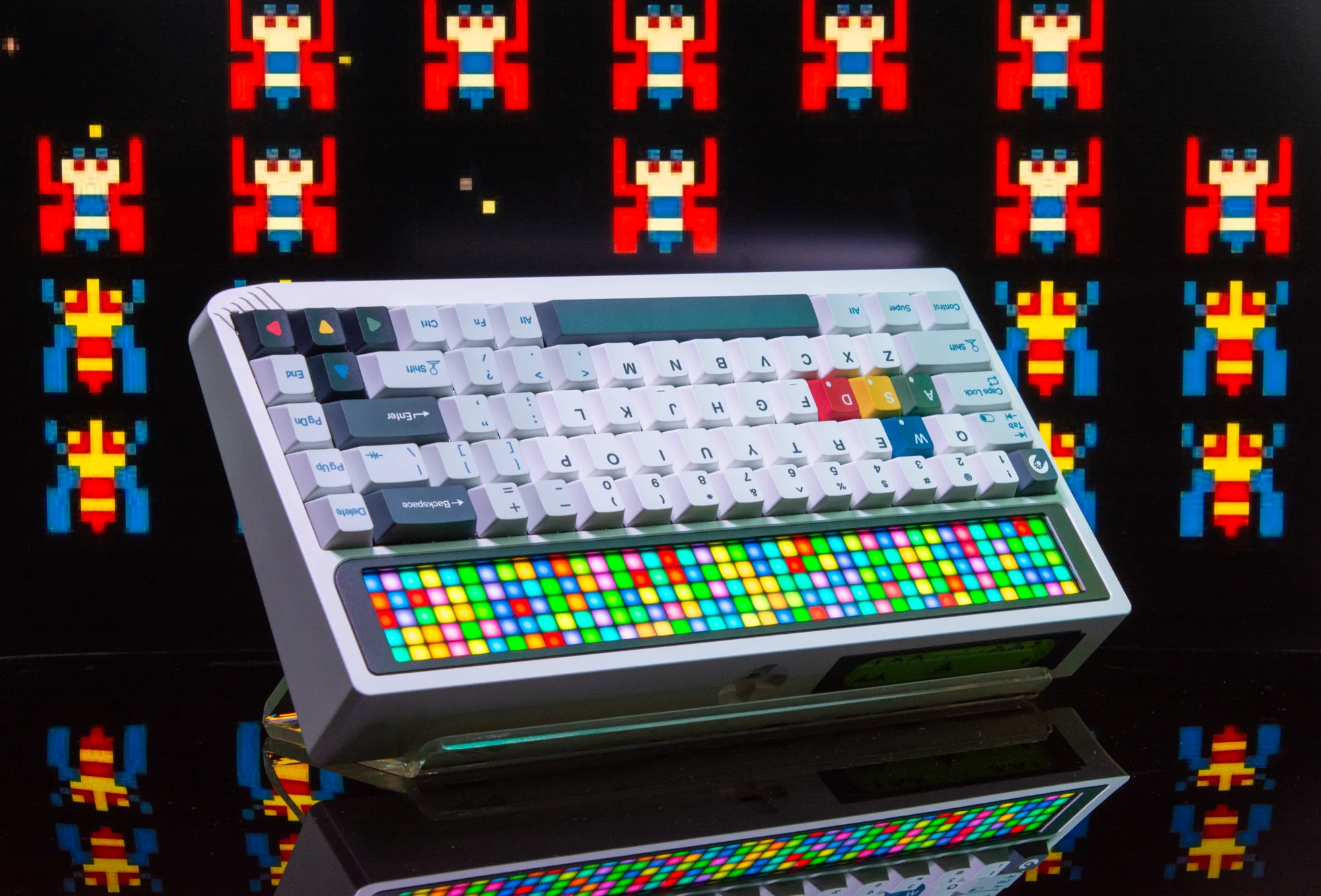 ANGRY MIAO AM RGB 65 Wireless Mechanical Keyboard (Icy Silver Pro V2 Switch) - Image 3