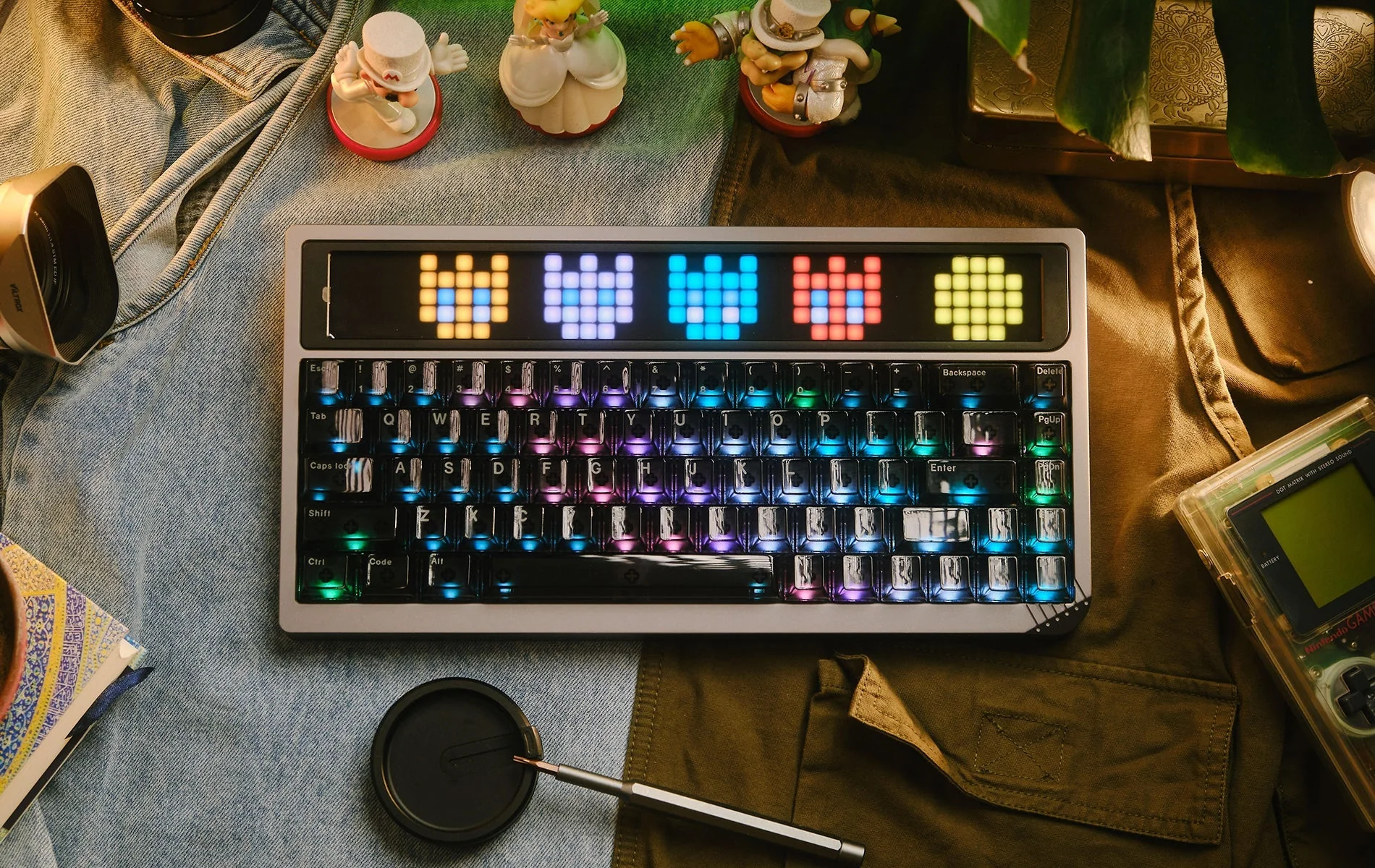 ANGRY MIAO AM RGB 65 Wireless Mechanical Keyboard (Icy Silver Pro V2 Switch) - Image 7