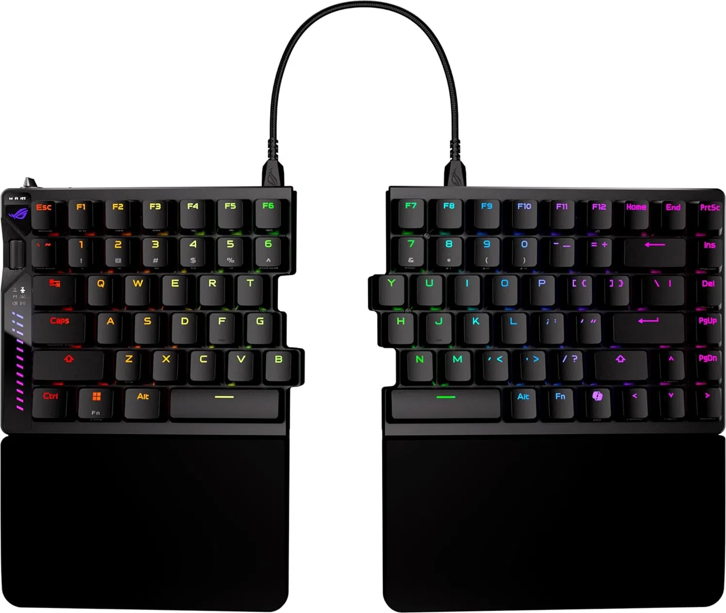 ASUS ROG Falcata 75% Split Gaming Keyboard Hot-Swappable ROG HFX V2 Magnetic Switches Tri-Mode SpeedNova 8K Polling Rate - Image 4
