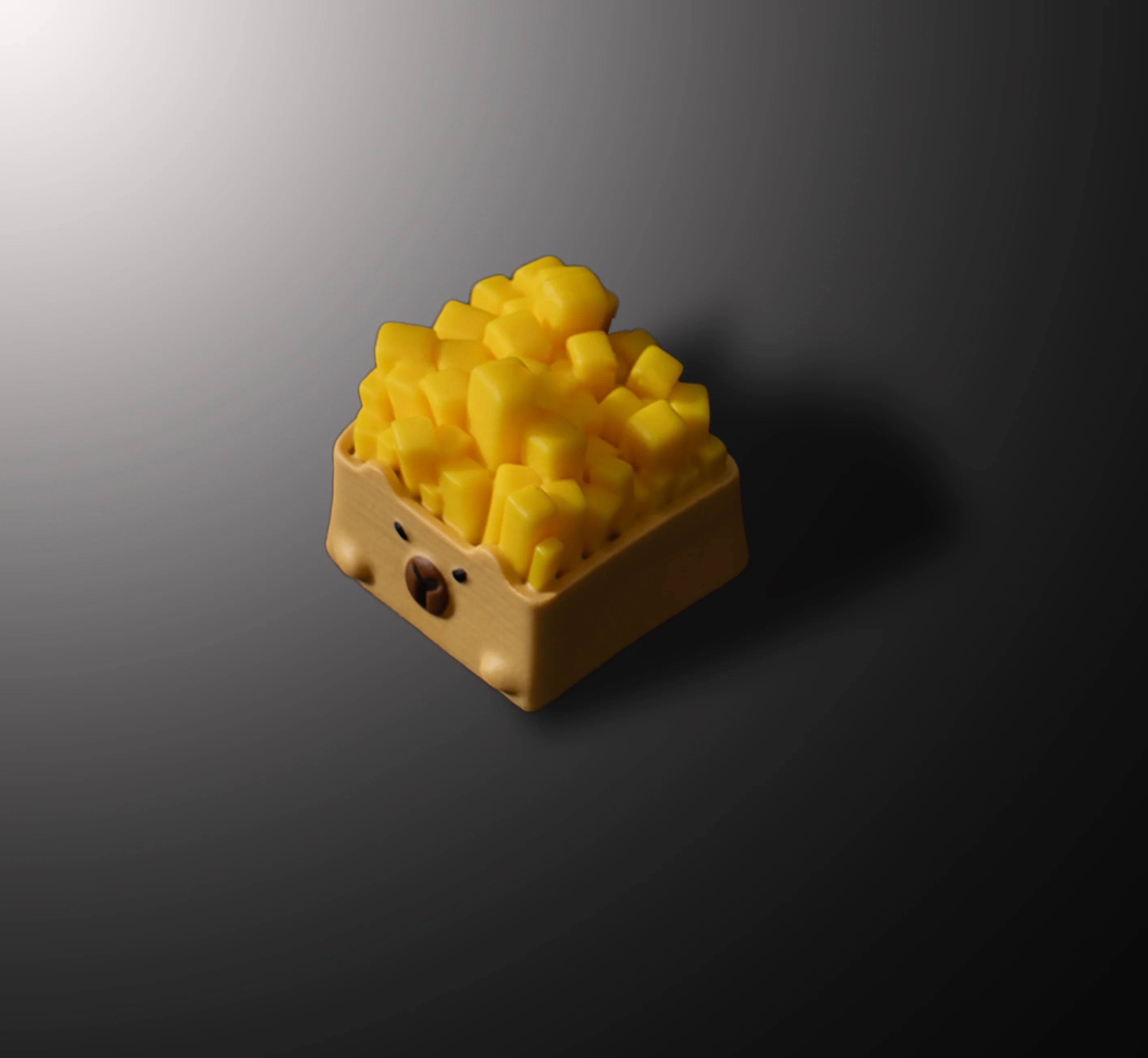 Capy Fries Artisan Keycap - Image 2