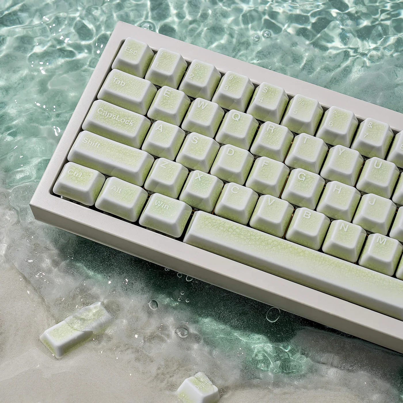 Ceramic Keycap Full Set-Green Crazed - Image 5
