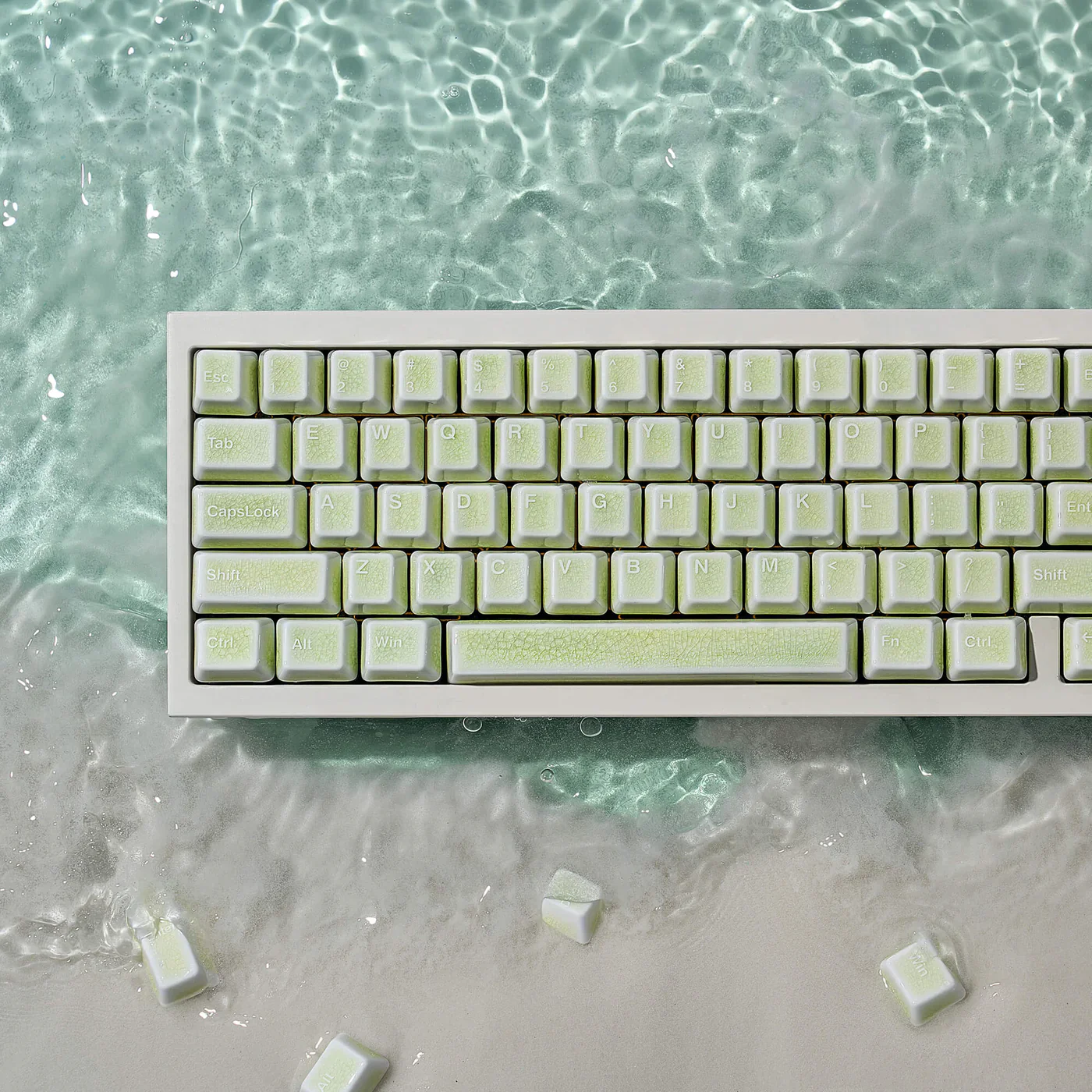 Ceramic Keycap Full Set-Green Crazed - Image 6