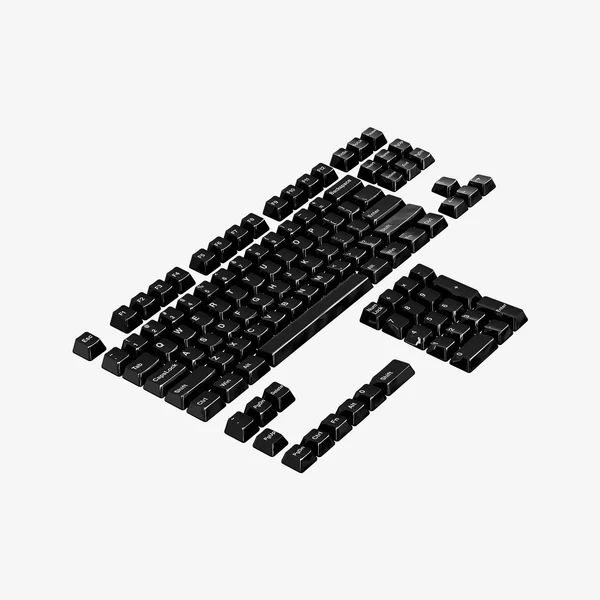 Ceramic Keycap Full Set V2-Black - Image 5