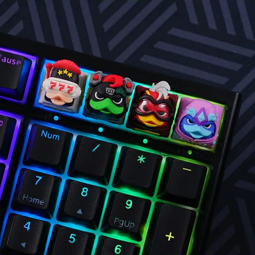 Hotkeys Ducky Super Hero - Lucky (Solid Eyes) - Image 6