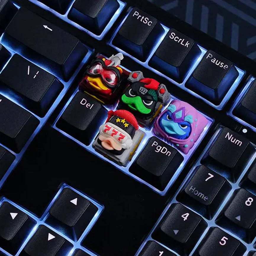 Hotkeys Ducky Super Hero - Lucky (Solid Eyes) - Image 7