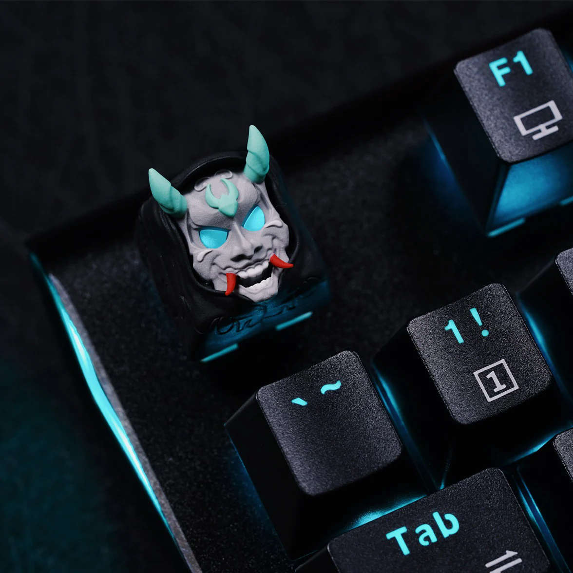 Hotkeys Hannya - Black/ Gray/ Mint - Image 2