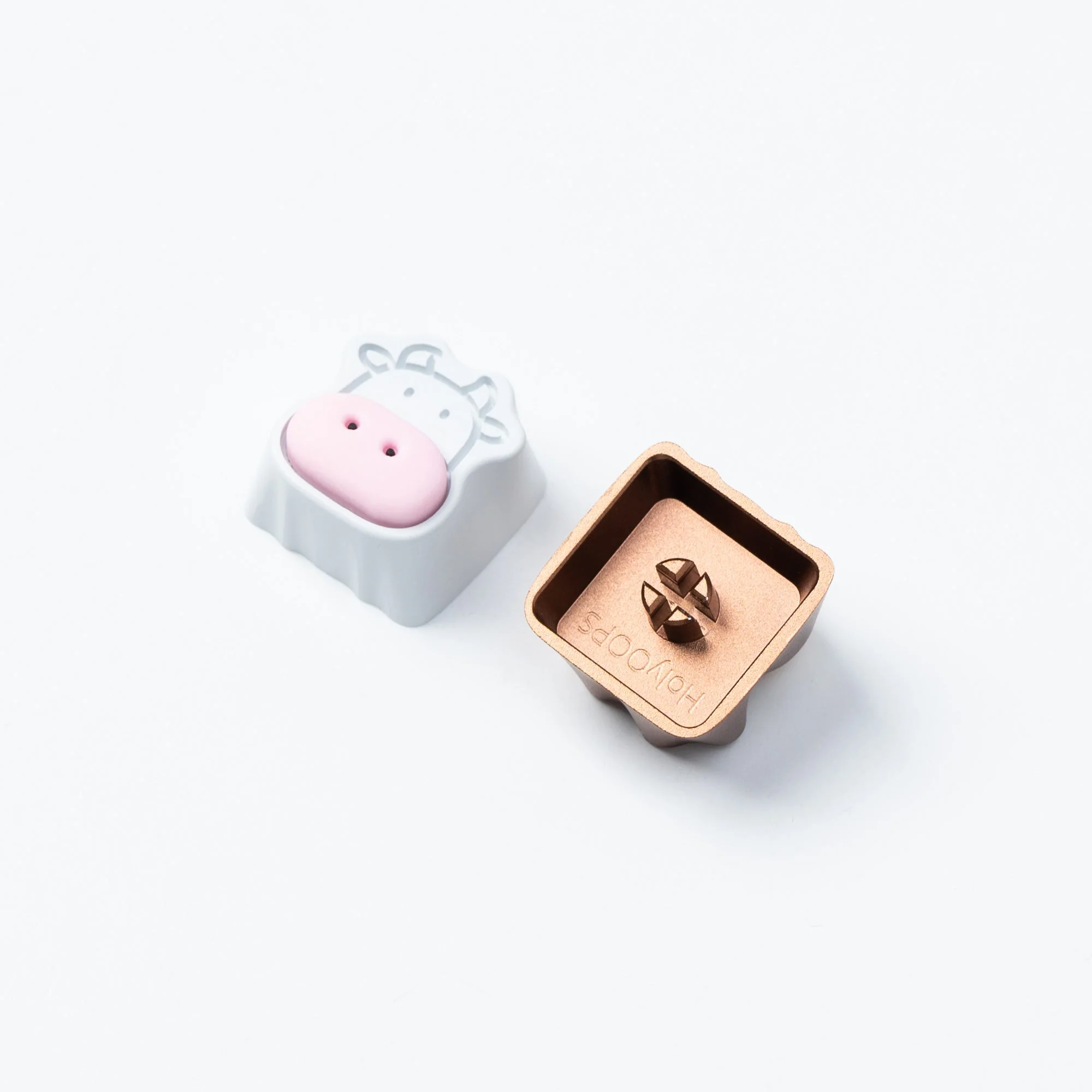 Cute Cows Aluminum Alloy Artisan Keycap - Image 5