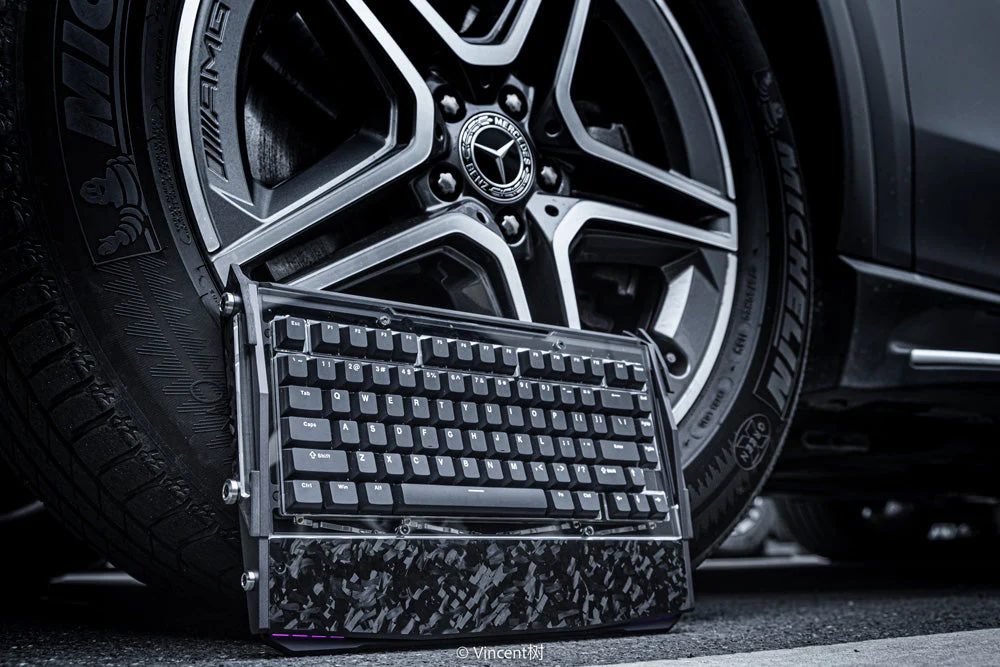 DRY STUDIO Black Diamond 75 V2 Wireless Mechanical Keyboard Advance (DR Rapid Ice Switch) - Image 9