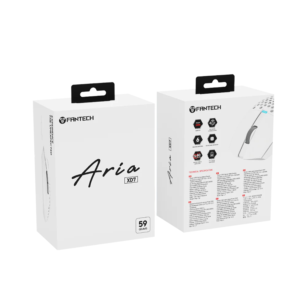 Fantech Aria XD7 Gaming PC Mouse Wireless Light-Weight Computer Mice - Image 10