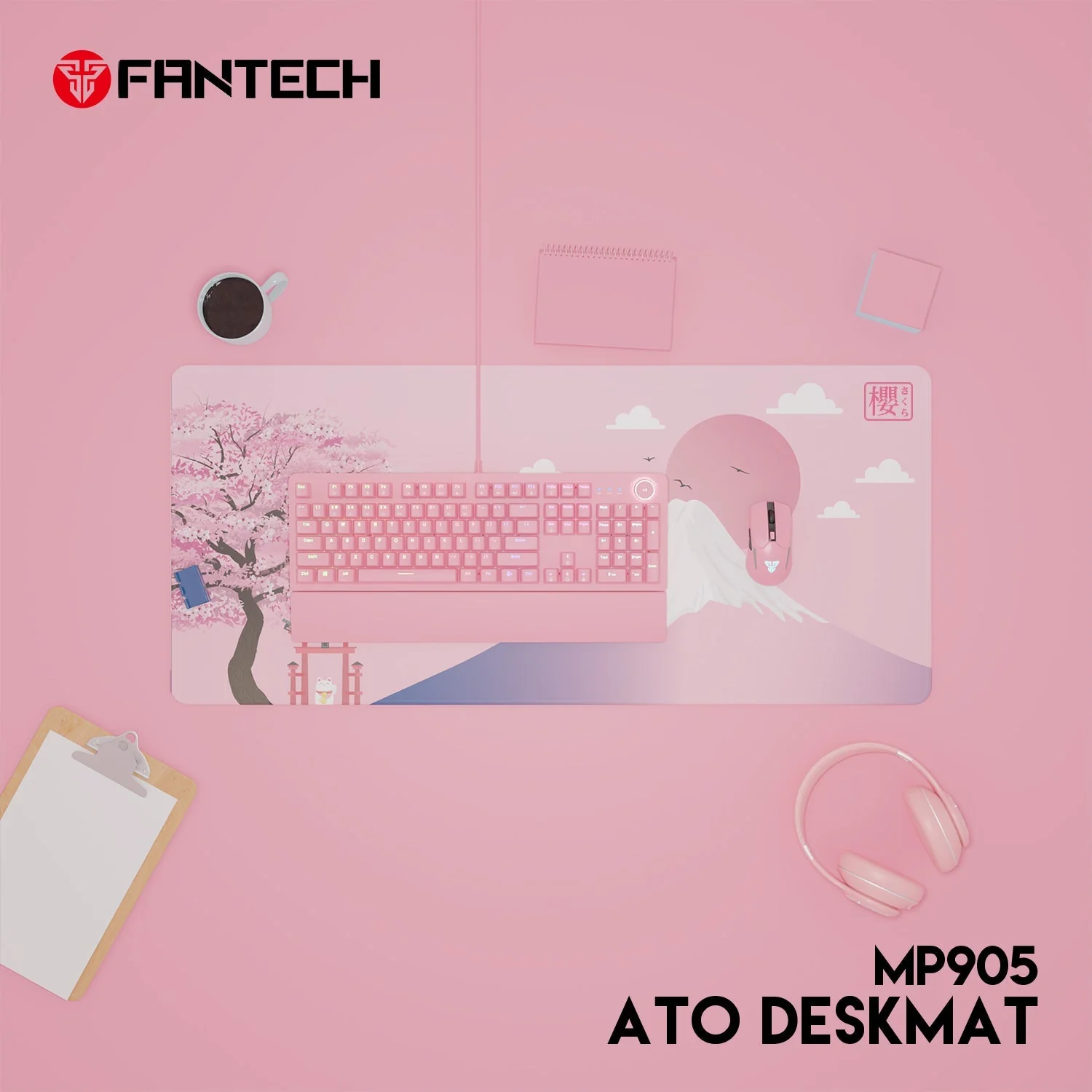 Fantech ATO MP905 DESK MAT 900x400x4mm - Image 18