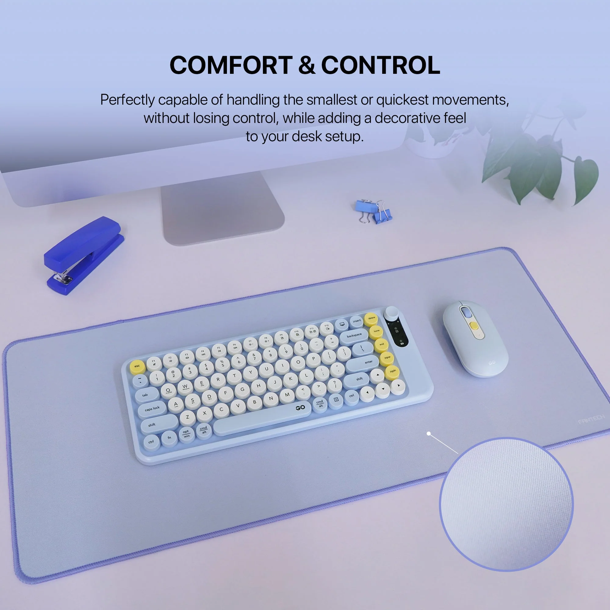 Fantech Basic MP70 Desk Mat 700x300x3mm Mousepad - Image 6