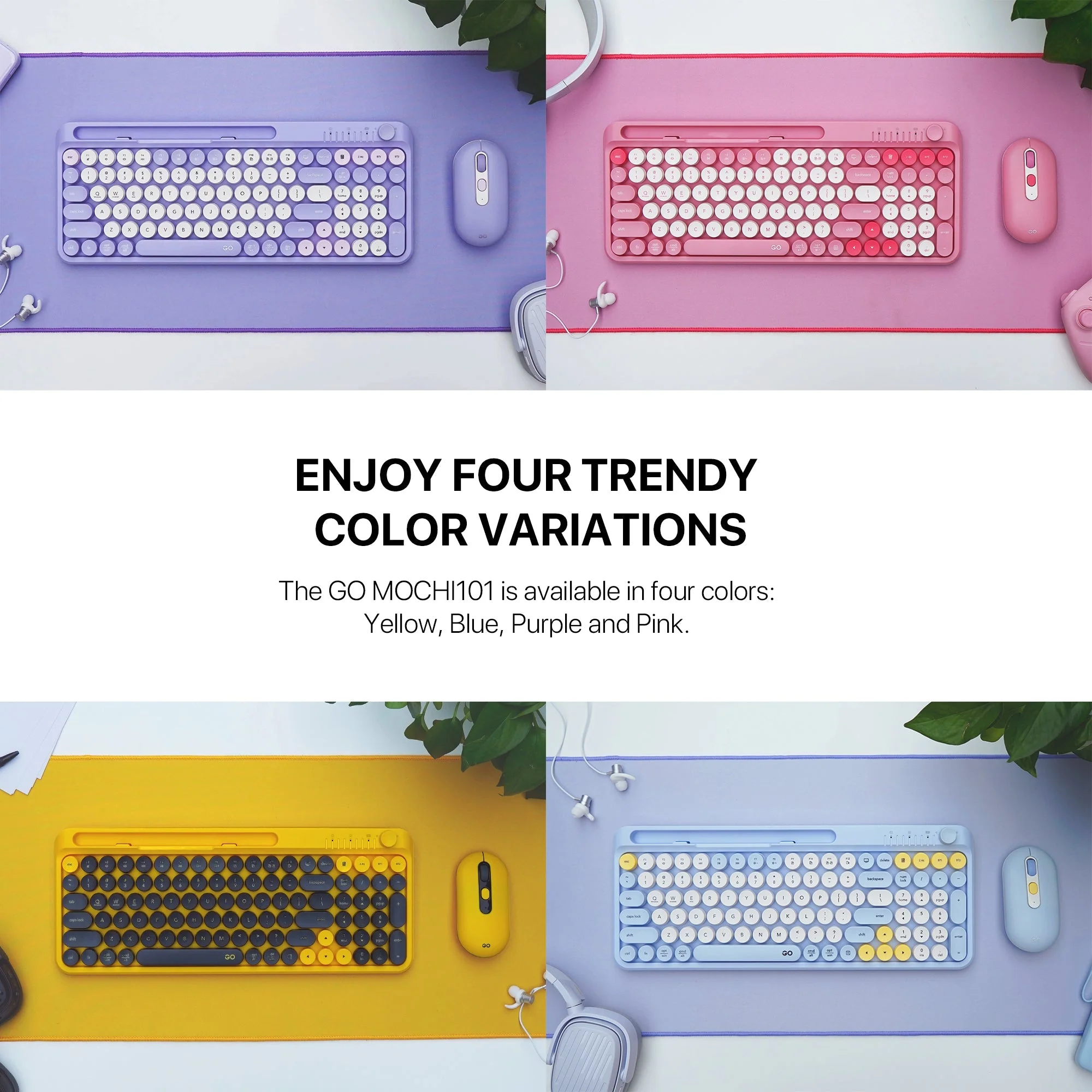 Fantech GO MOCHI101 95% Wireless Keyboard and Mouse Combo Set - Image 8