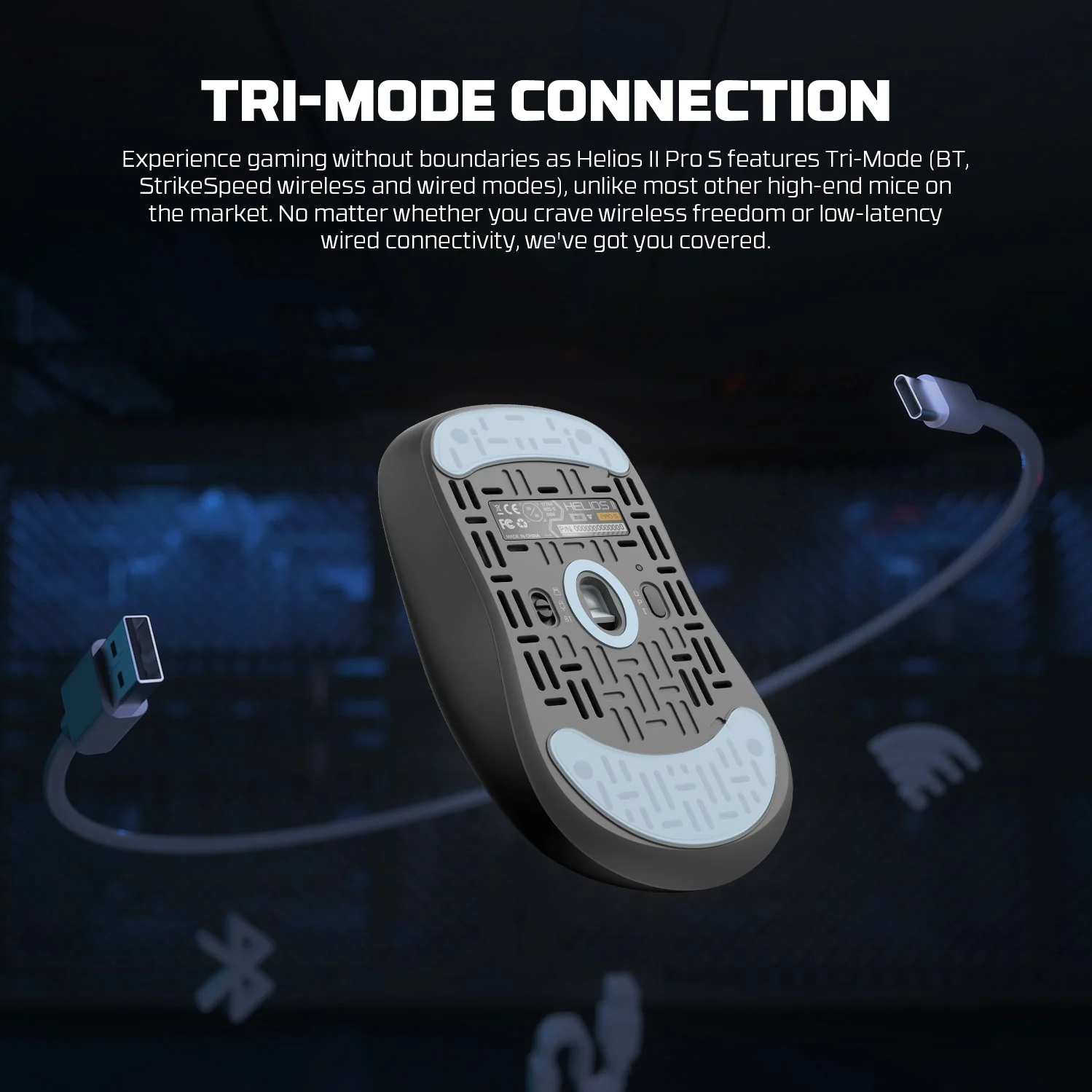 Fantech HELIOS Ⅱ PRO S XD3V3 E-sports Gaming 8K Wireless Mouse - Image 10