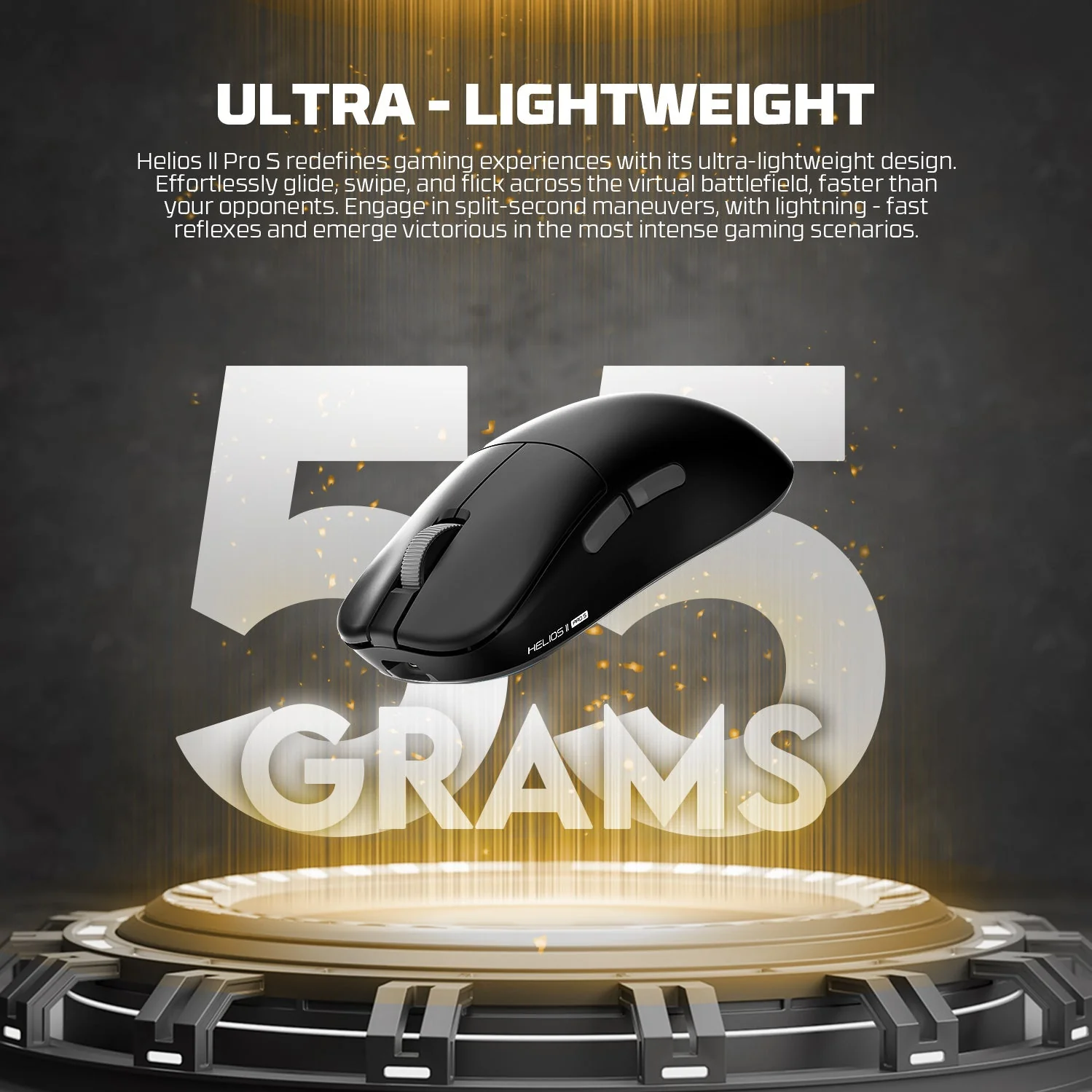 Fantech HELIOS Ⅱ PRO S XD3V3 E-sports Gaming 8K Wireless Mouse - Image 4
