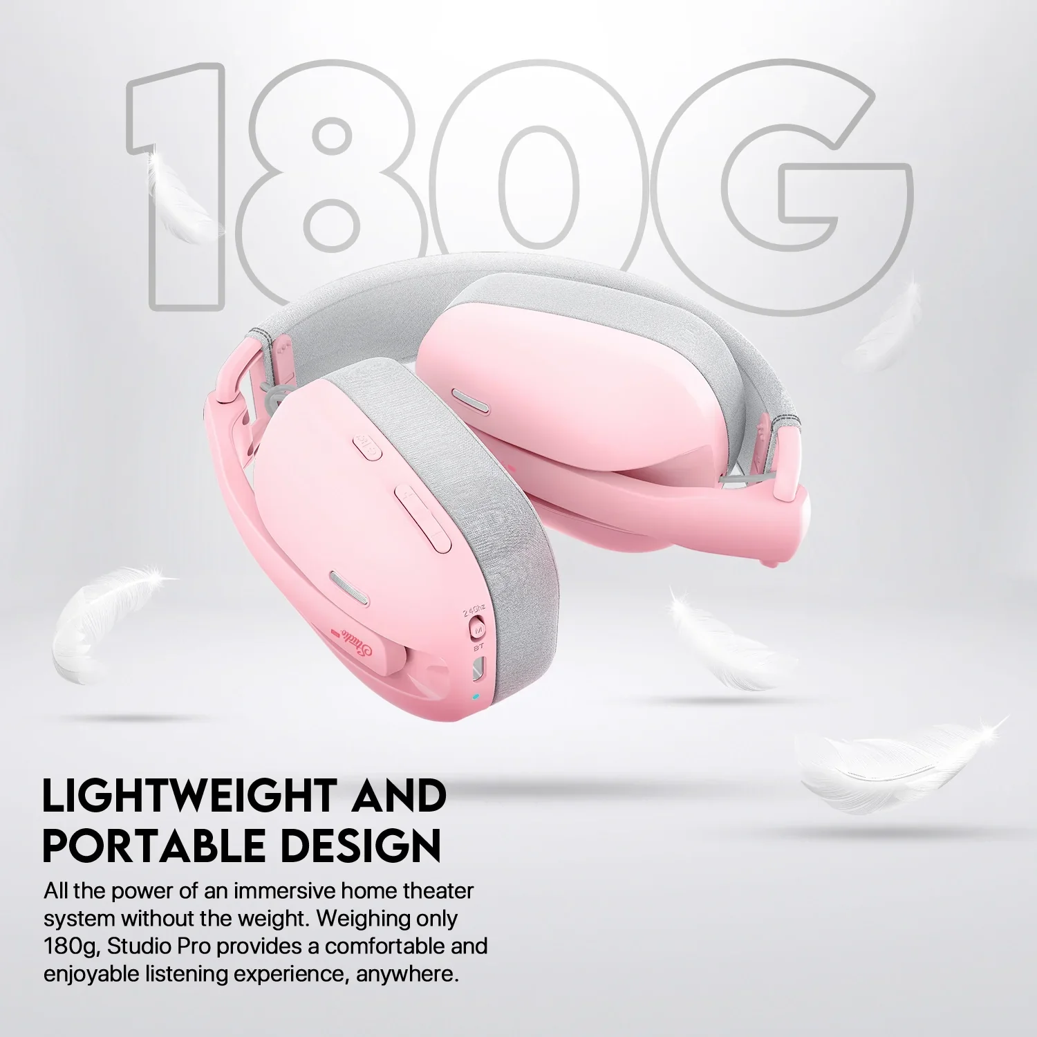 Fantech WHG03 PRO Wireless, Bluetooth, 3.5mm and wired USB-C with 7.1 Surround Sound Headset - Image 7
