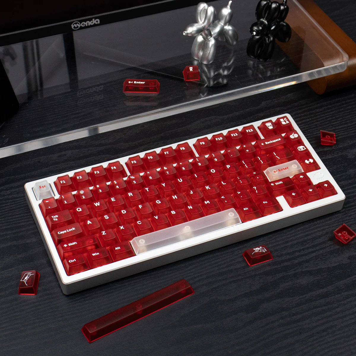 Forsted translucent Cherry Profile PC Keycap - Image 10
