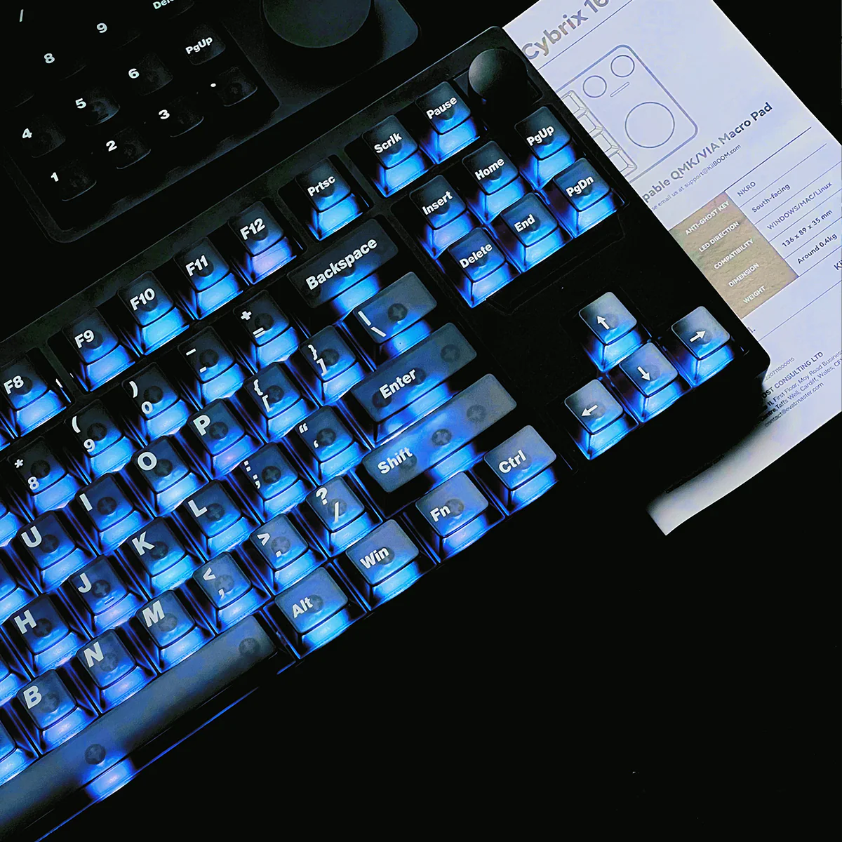 Forsted translucent Cherry Profile PC Keycap - Image 2