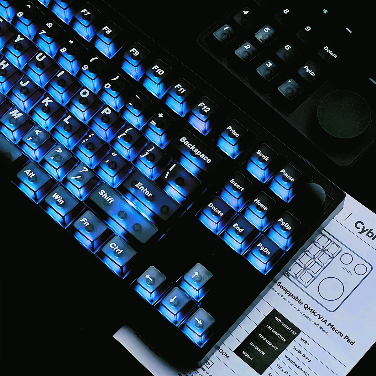 Forsted translucent Cherry Profile PC Keycap - Image 3