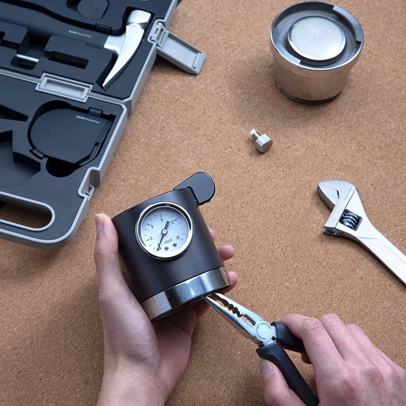 HOTO Tool Hand Tool Set Home Tool Kit with Screwdriver Wrench Hammer Tape Plier Tool Box - Image 4