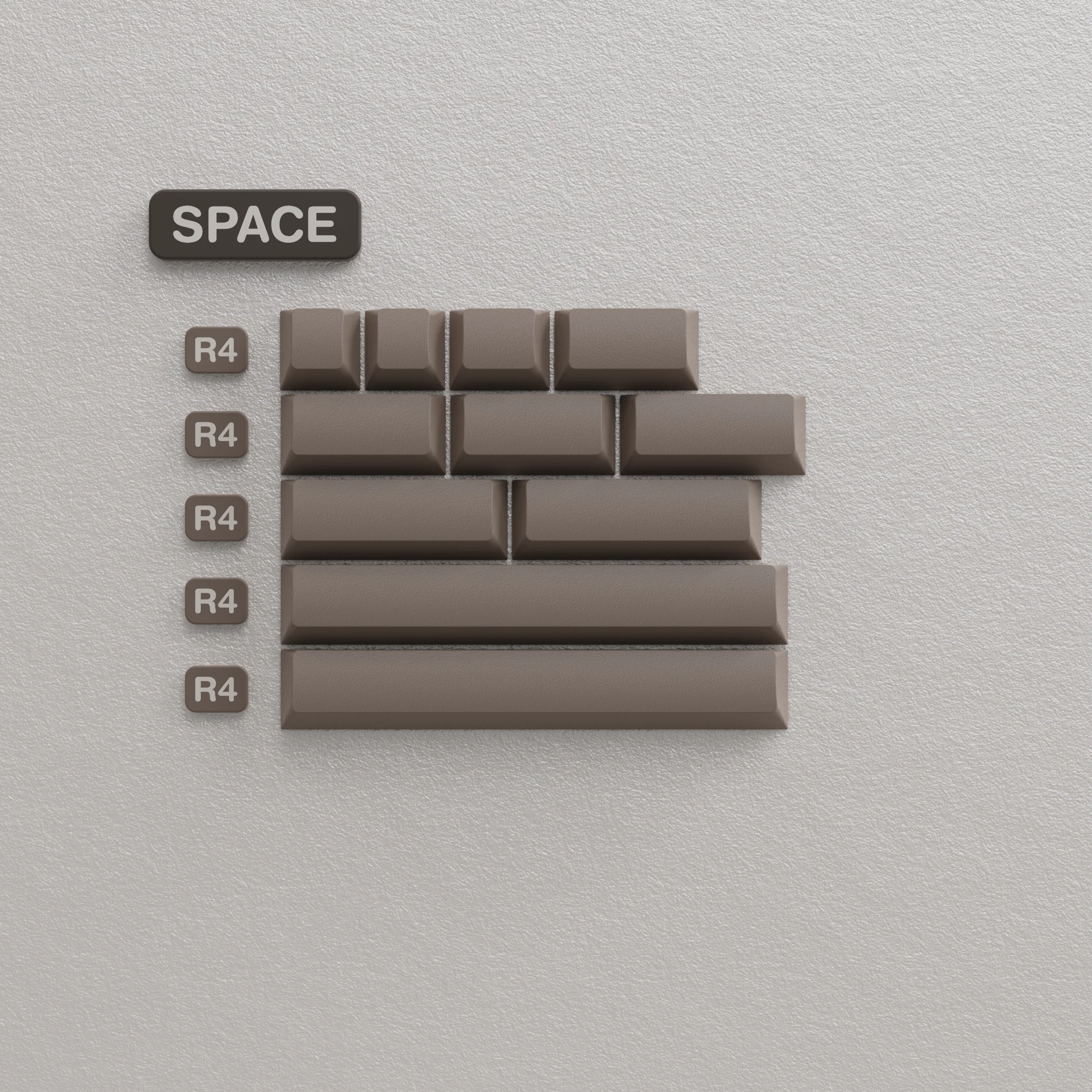 JTK Bear R2 Cherry Profile Doubleshot PBT&ABS Keycap Set - Image 4
