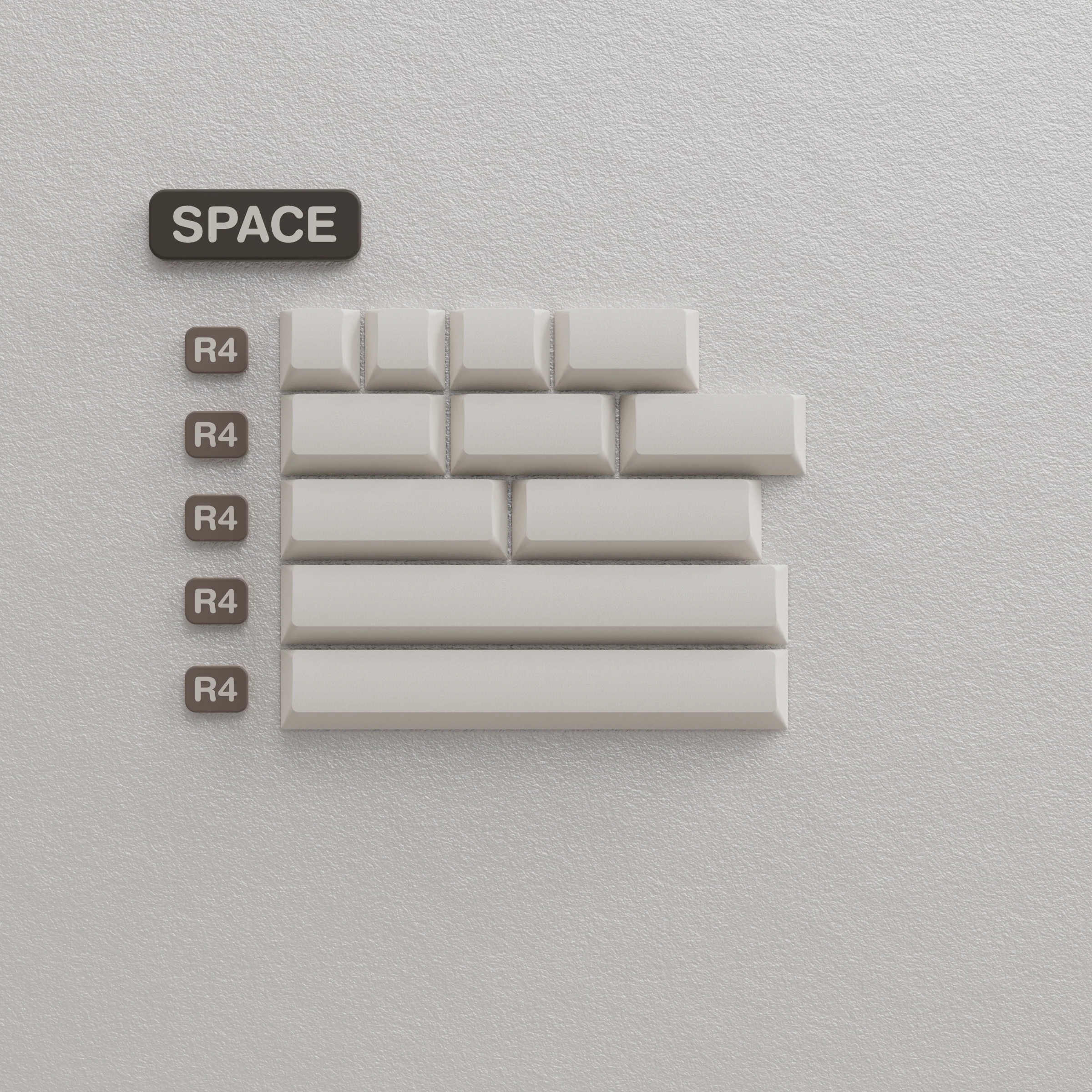 JTK Bear R2 Cherry Profile Doubleshot PBT&ABS Keycap Set - Image 5