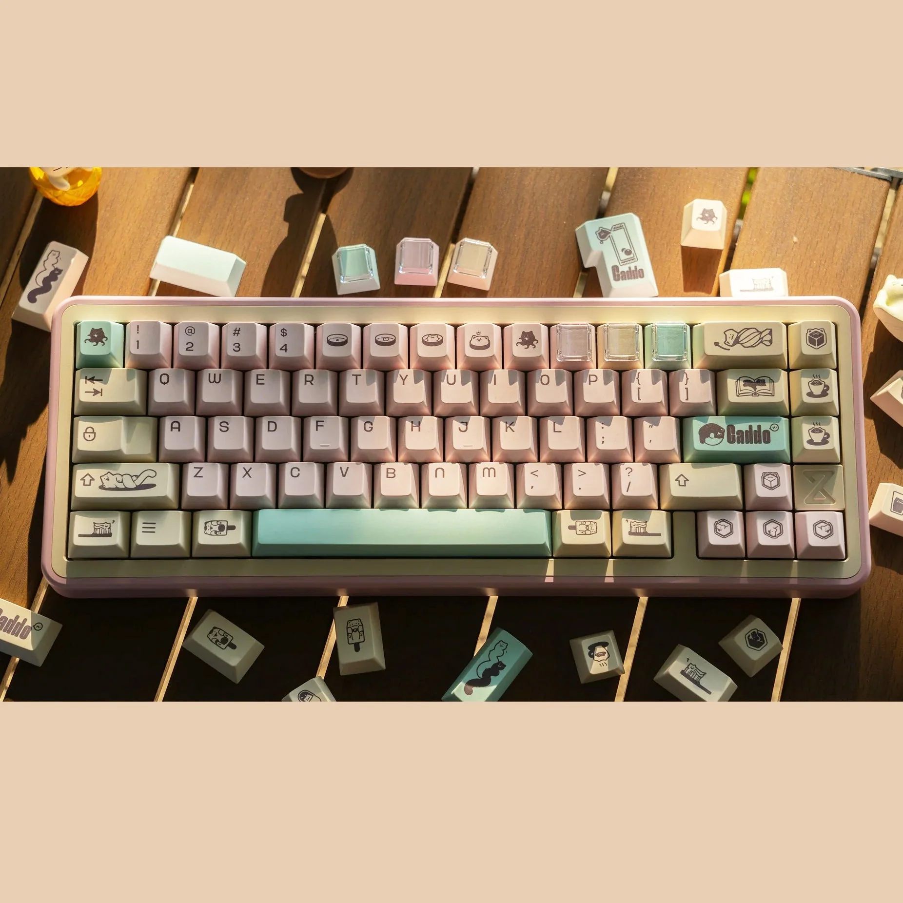 Keybyelab Cherry profile Caddo Dye-sub PBT keycaps - Image 4
