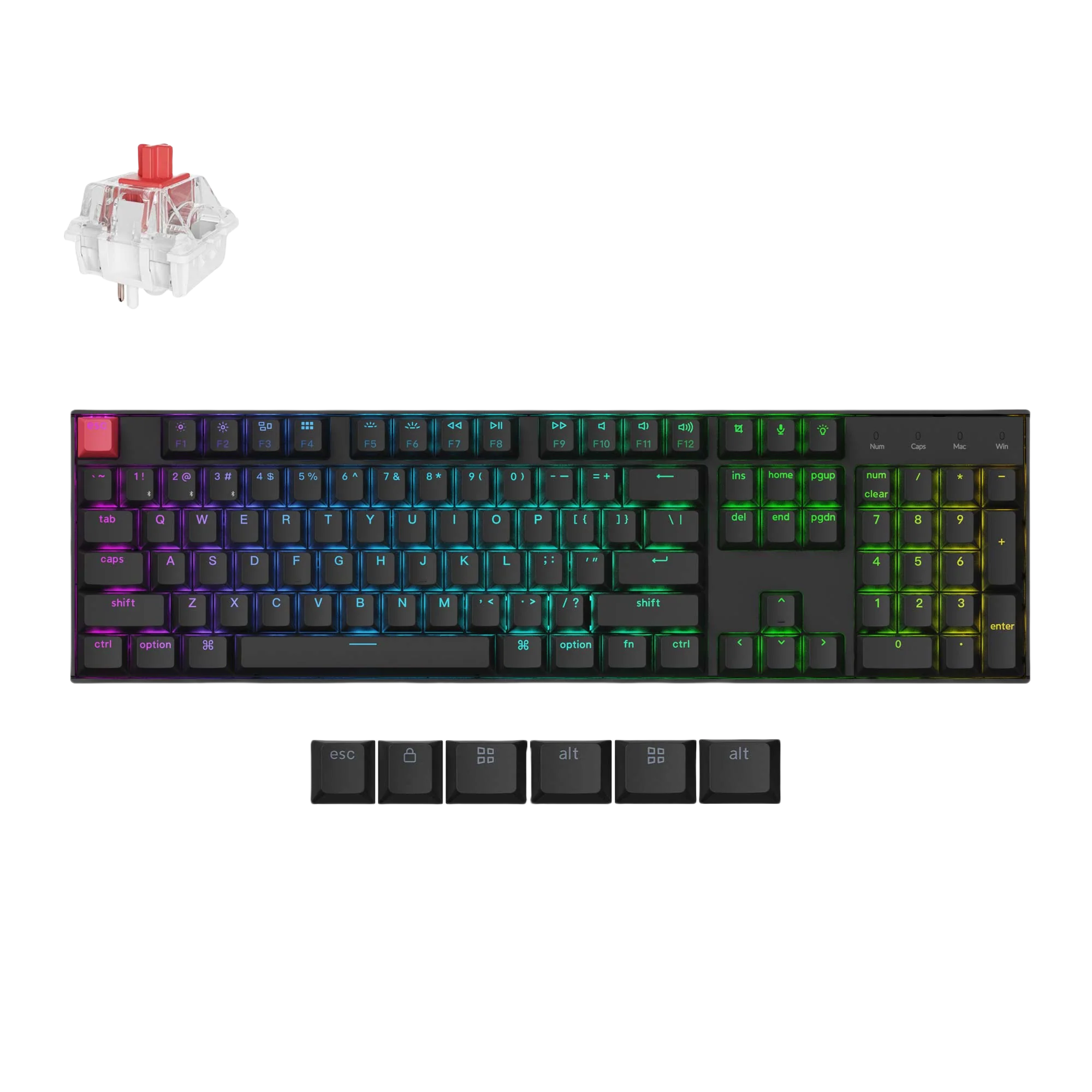 Keychron K10 QMK Wireless Mechanical Keyboard (Version 2)