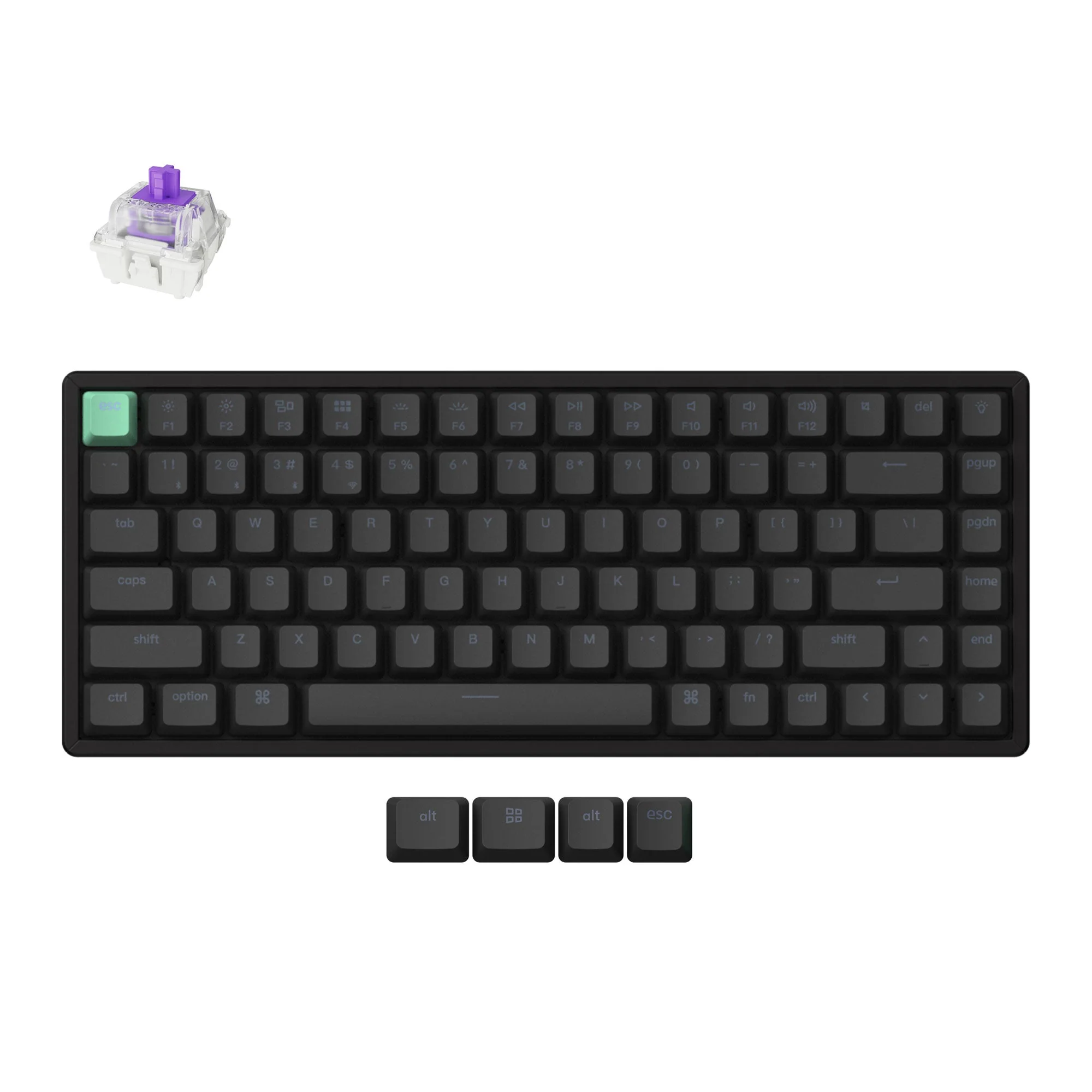 Keychron K2 HE Wireless Magnetic Switch Custom Keyboard - Image 3