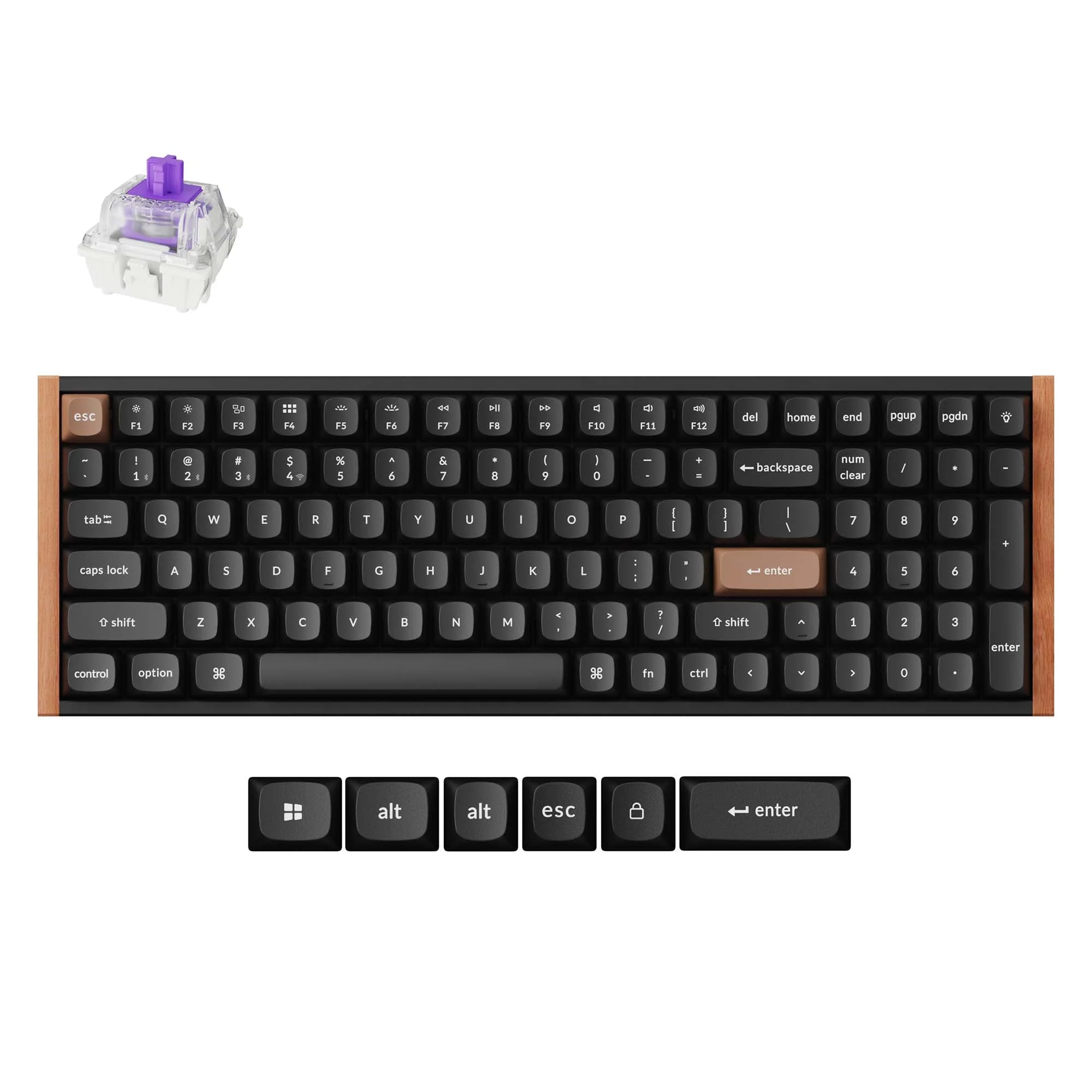 Keychron K4 HE Wireless Magnetic Switch Custom Keyboard - Image 3