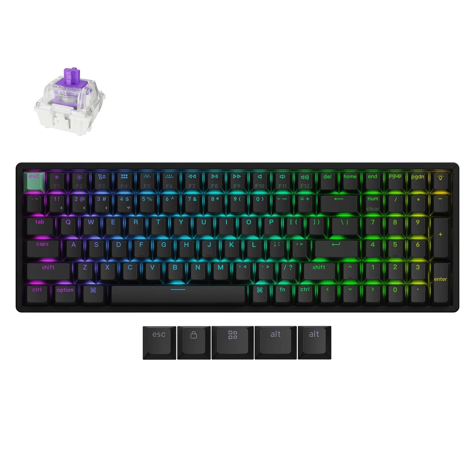 Keychron K4 HE Wireless Magnetic Switch Custom Keyboard - Image 4