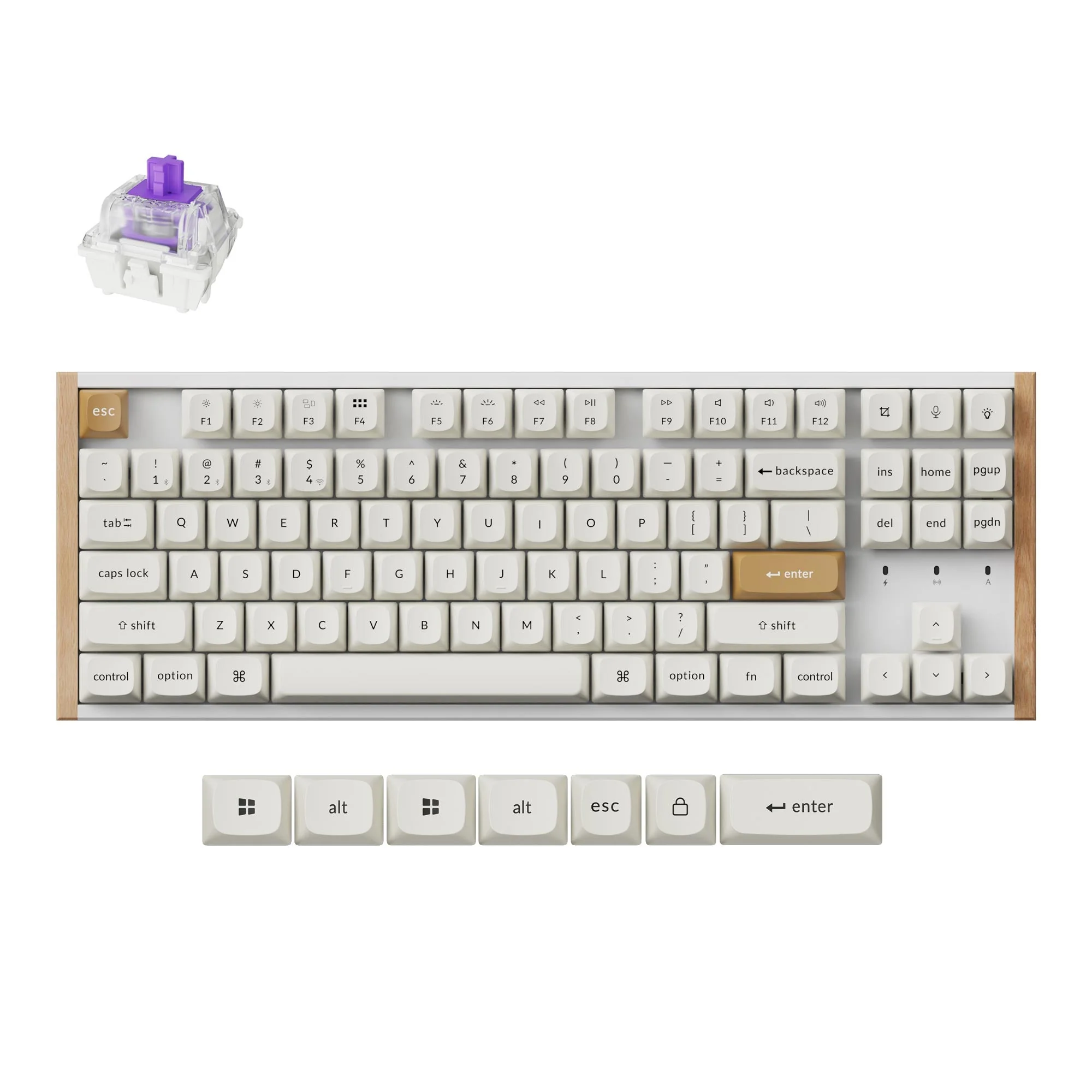Keychron K8 HE Wireless Magnetic Switch Custom Keyboard - Image 2