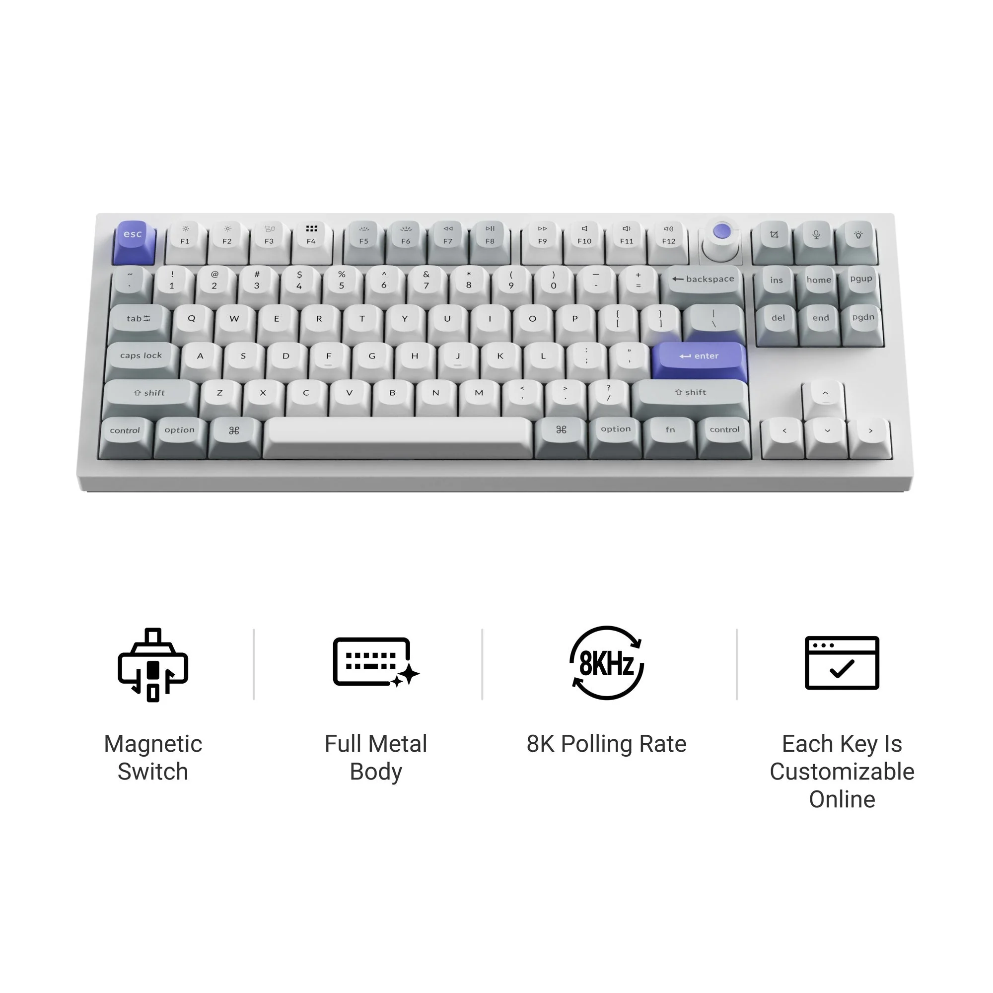Keychron Q3 HE 8K Magnetic Switch Keyboard - Image 3