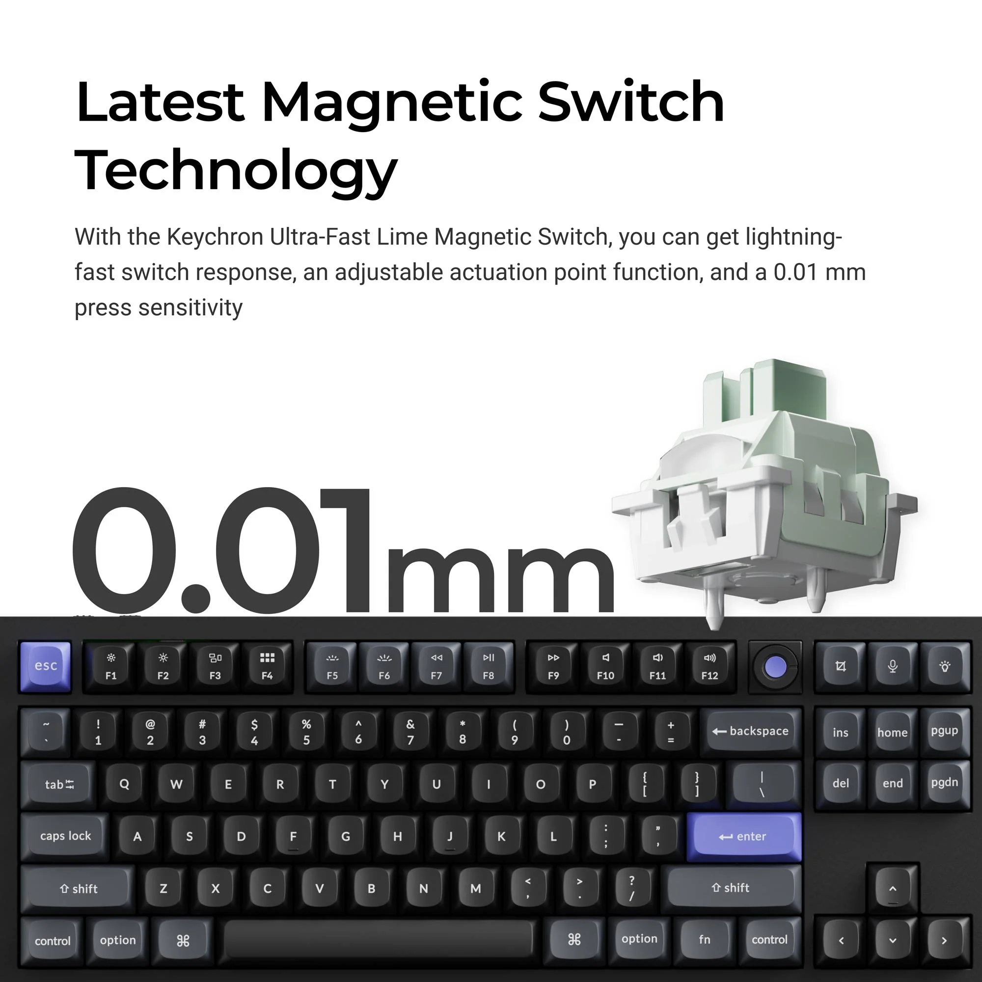Keychron Q3 HE 8K Magnetic Switch Keyboard - Image 4