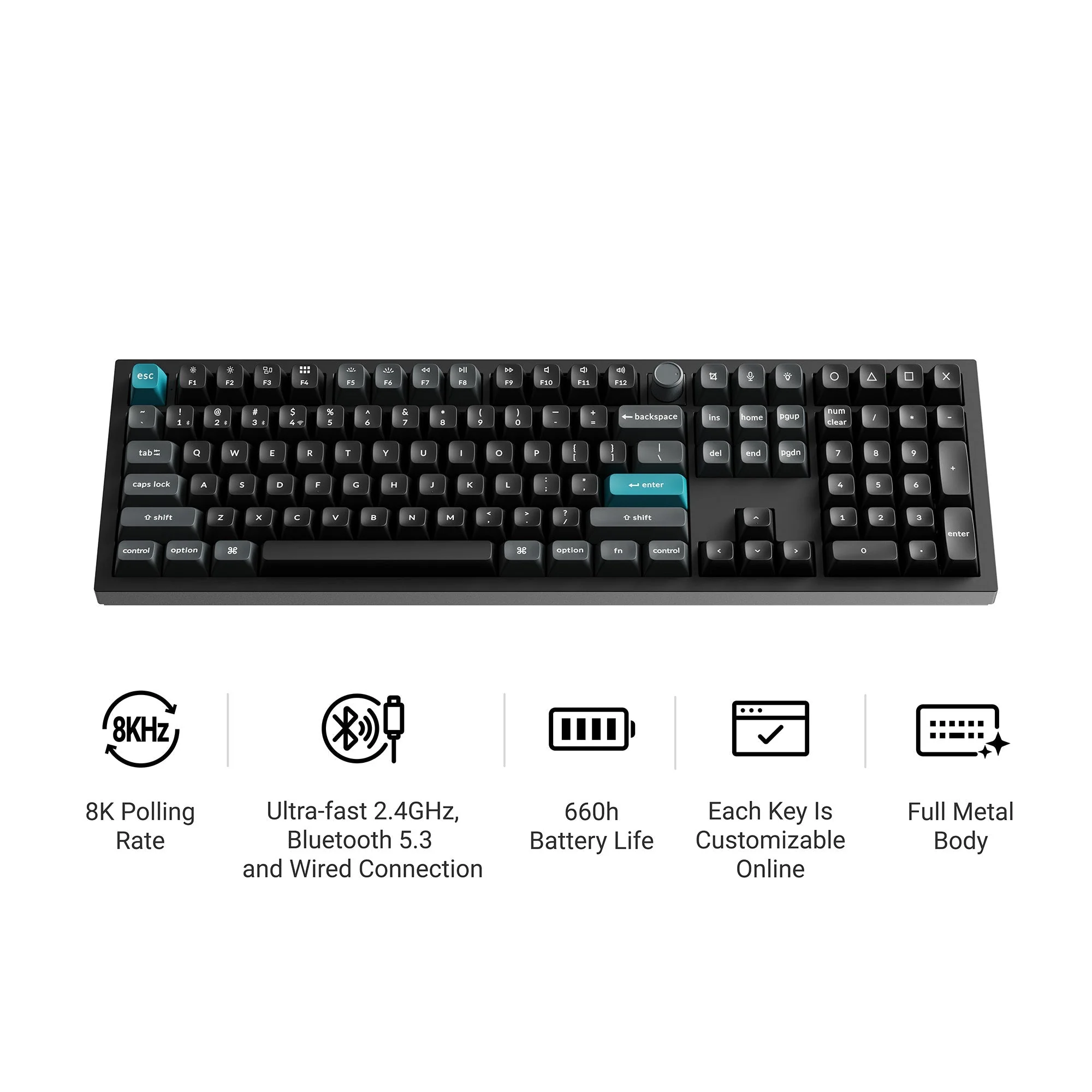 Keychron Q6 Ultra 8K Wireless Custom Mechanical Keyboard - Image 3