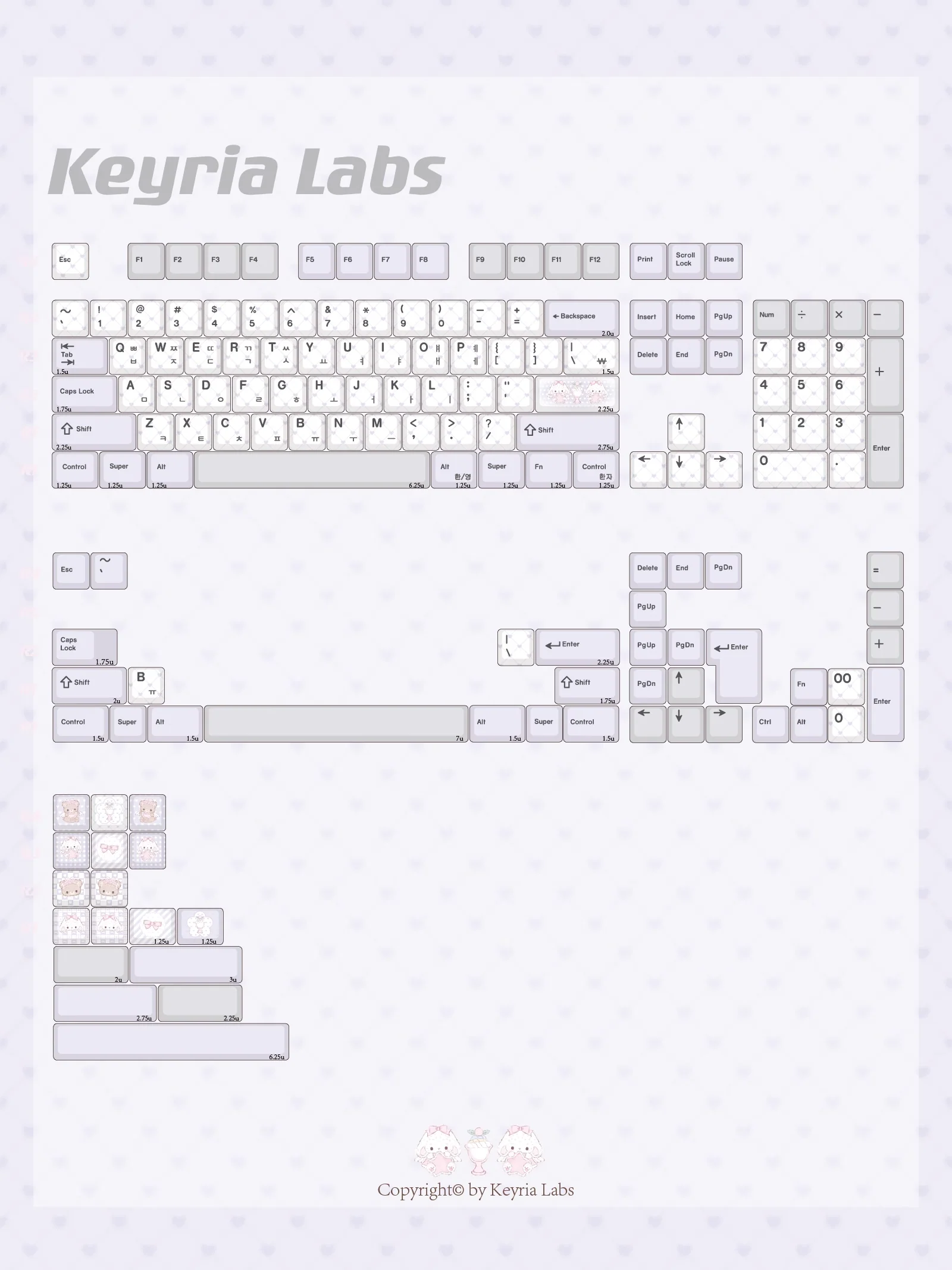 Keyria Labs Keycaps ABS Spraying Cherry Profile Keycap For Customized Gaming Mechanical Keyboard - Image 4