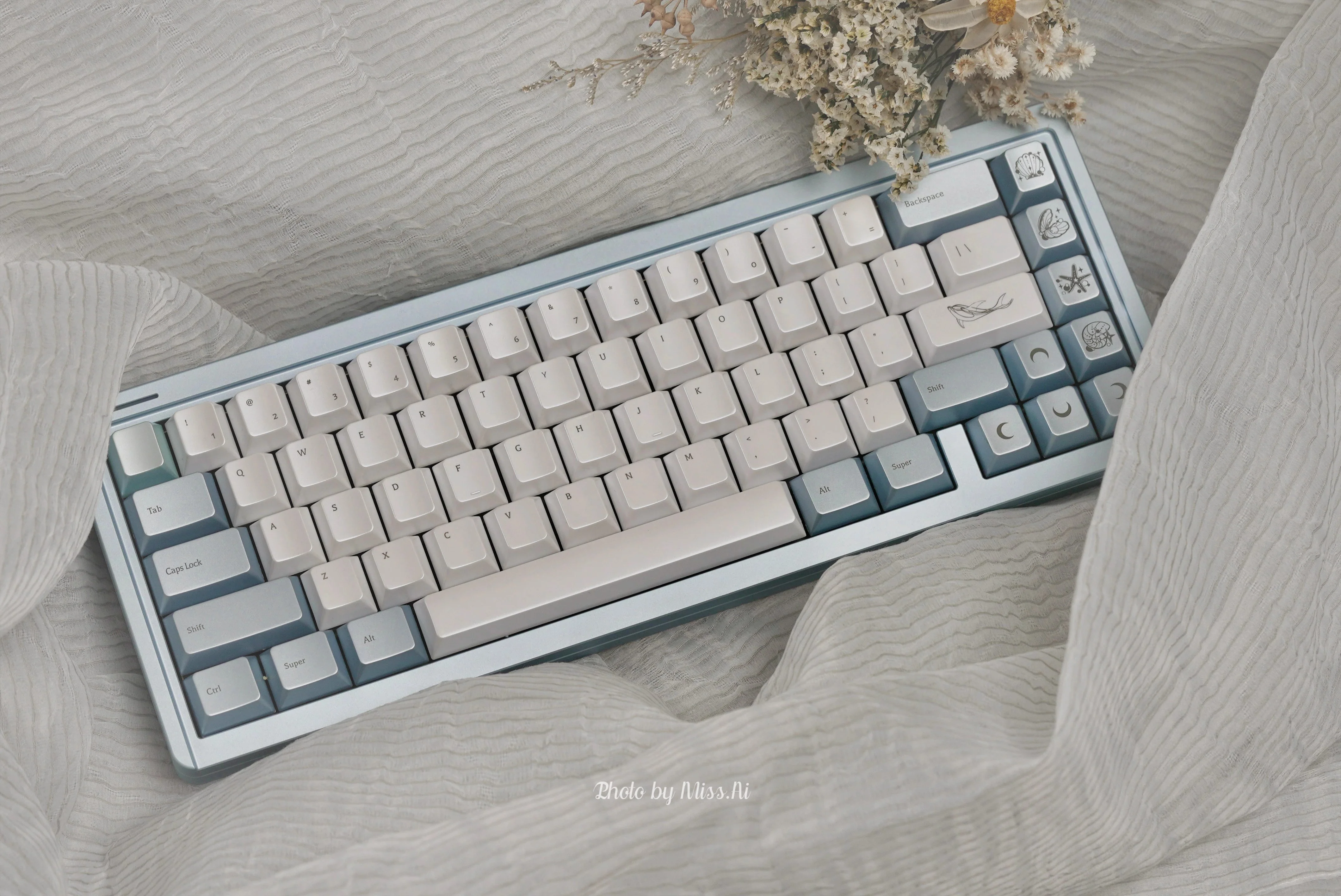 Keyria Labs Pearl Tears Theme Keycaps ABS Spraying Cherry Profile Keycap For Customized Gaming Mechanical Keyboard - Image 6