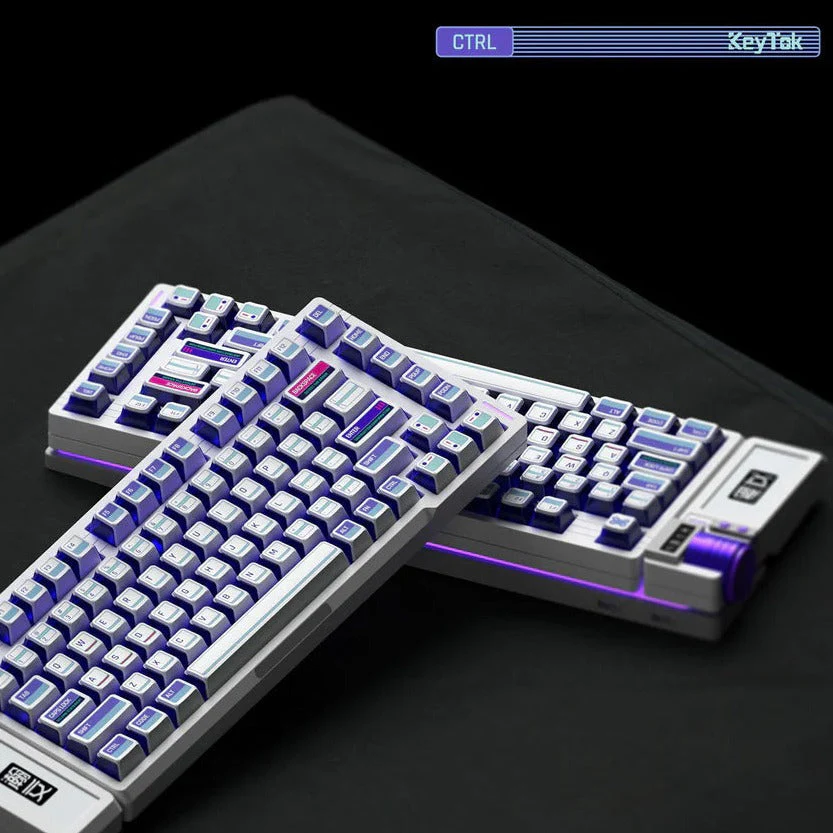 Keytok KOL CTRL Purple Dye-Sub PBT Keycaps 122pcs / Set - Image 2