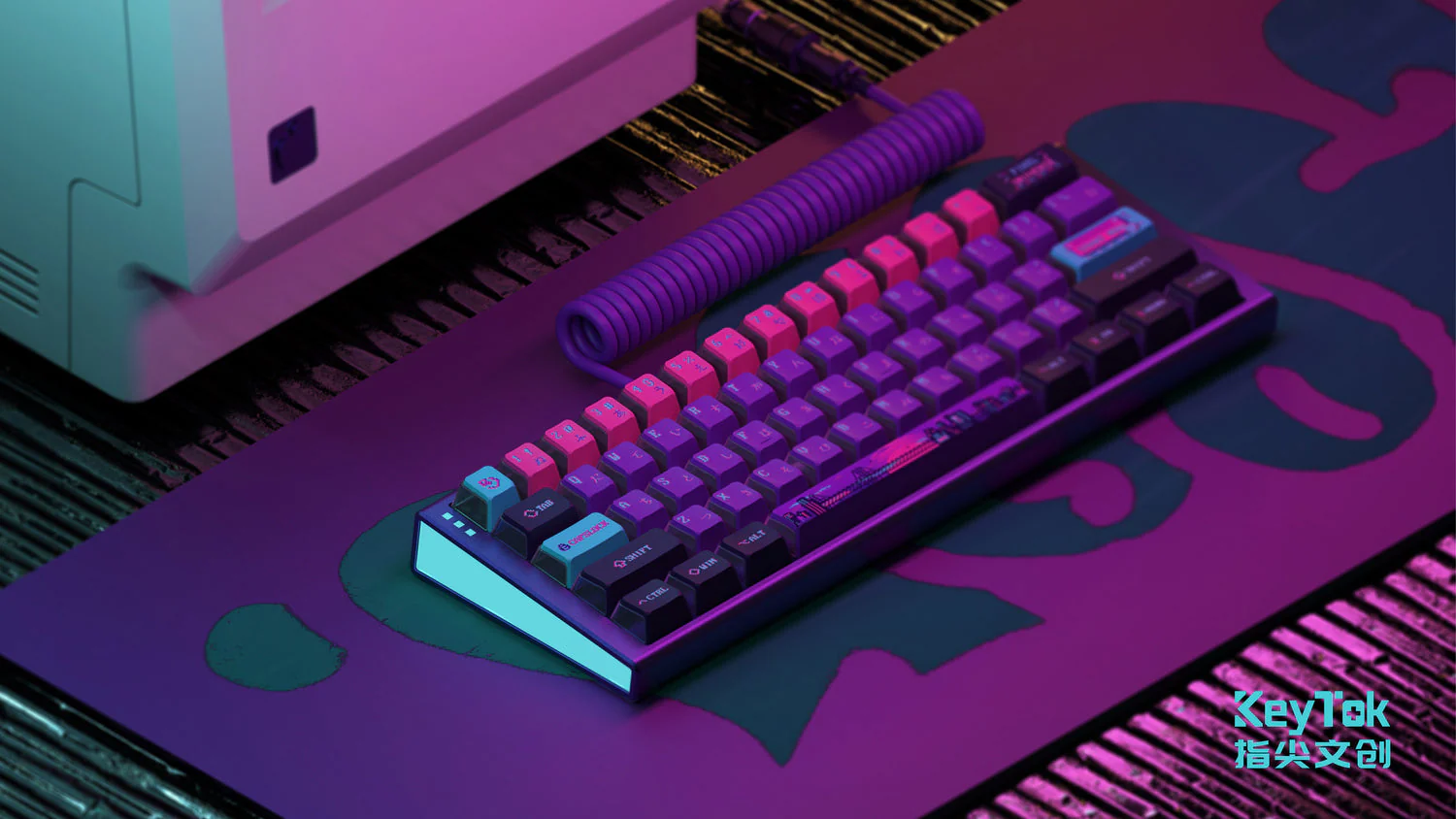 Keytok KOL Pixel Dye-Sub PBT Keycaps 121pcs / Set - Image 3