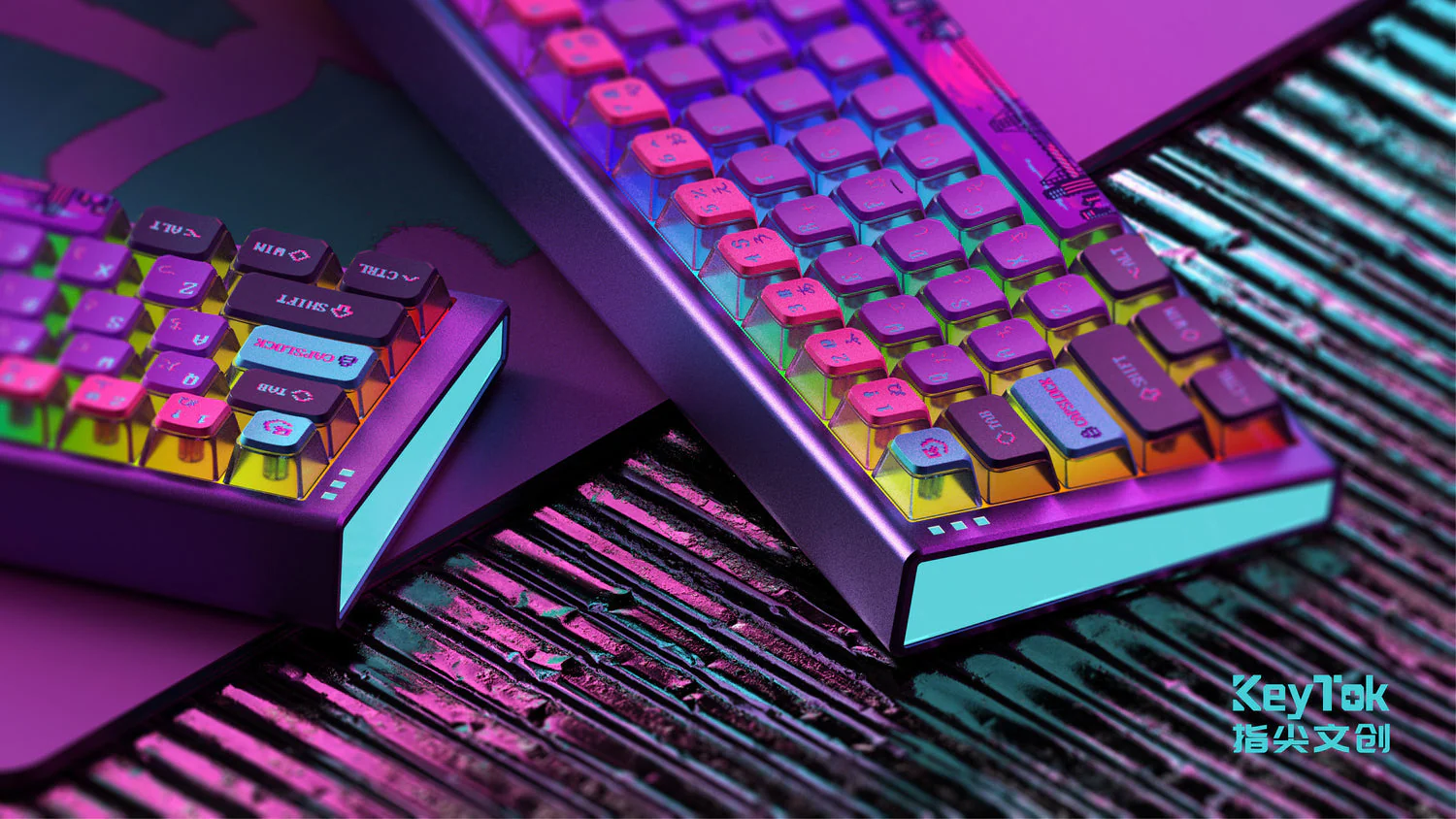Keytok KOL Pixel Dye-Sub PBT Keycaps 121pcs / Set - Image 4