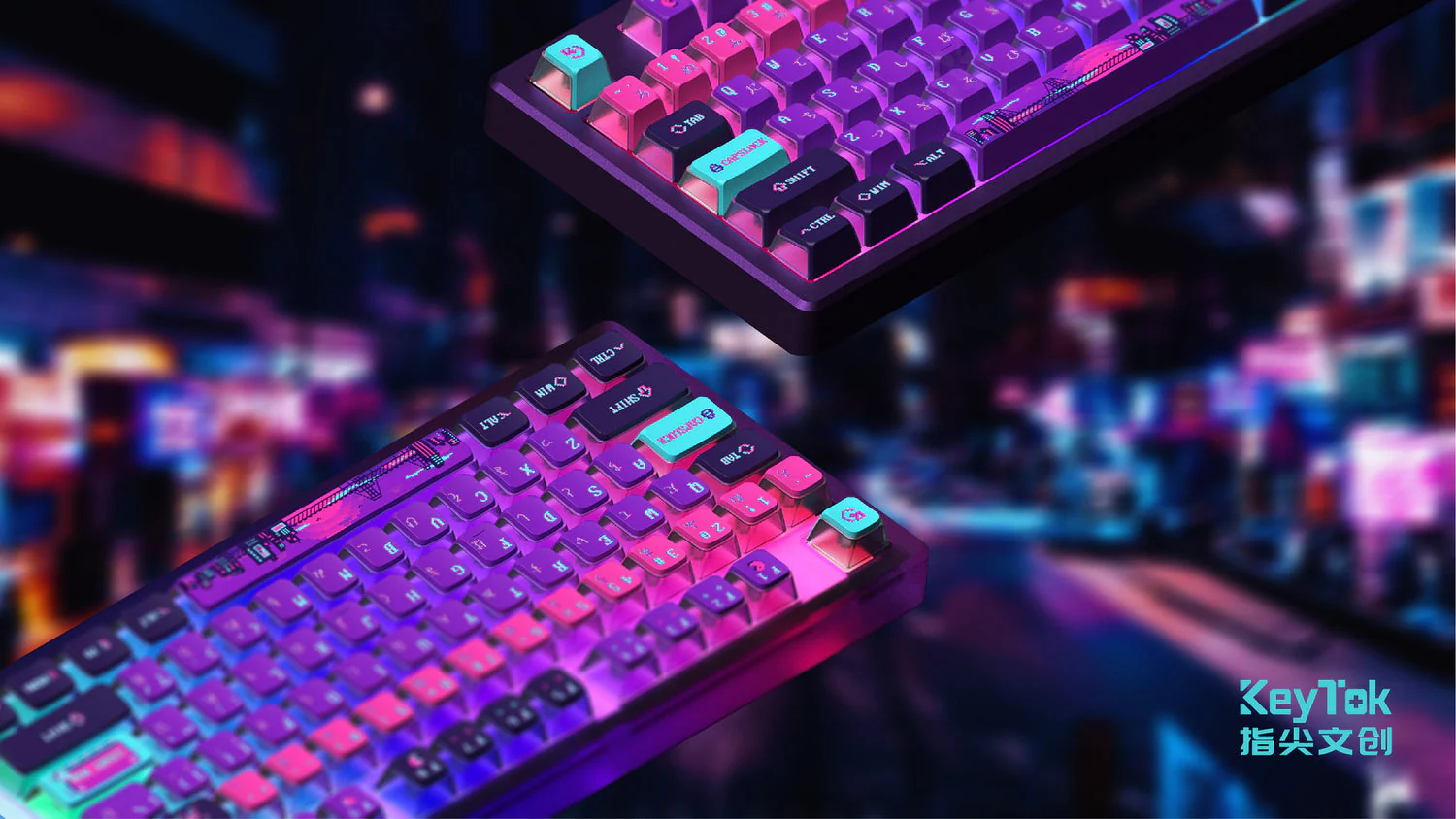 Keytok KOL Pixel Dye-Sub PBT Keycaps 121pcs / Set - Image 5