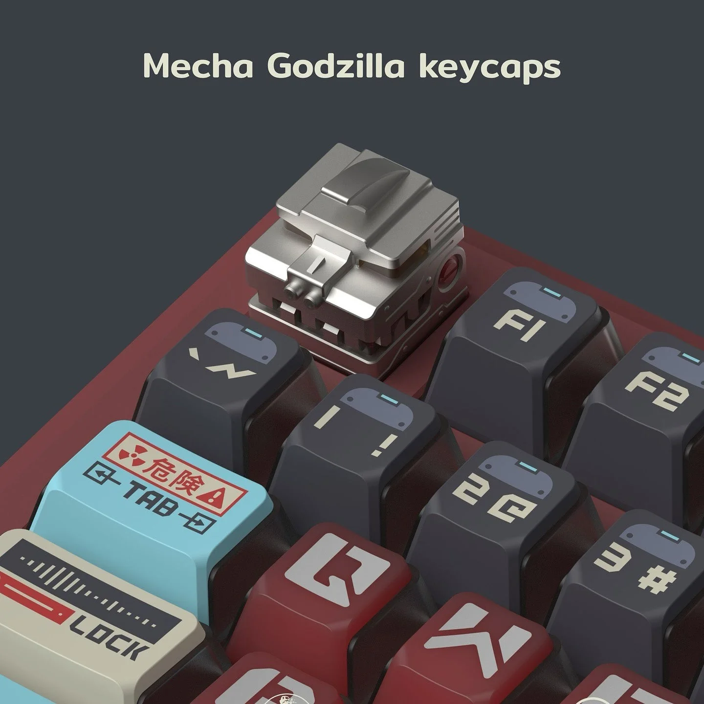 Keytok Mecha Godzilla Resin Keycap - Image 2