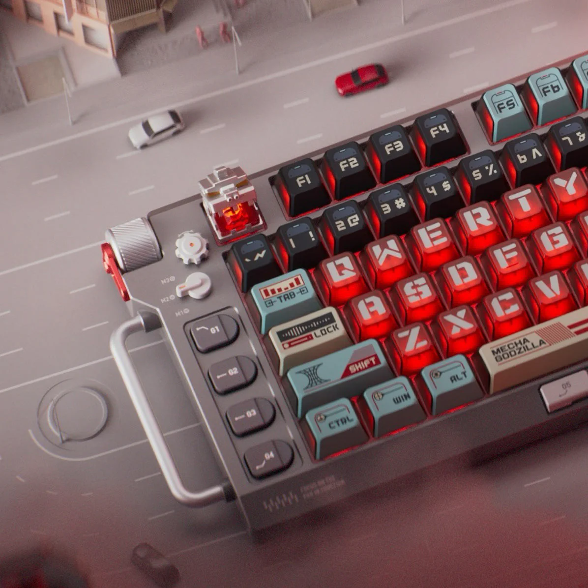 Keytok Mecha Godzilla Resin Keycap - Image 3