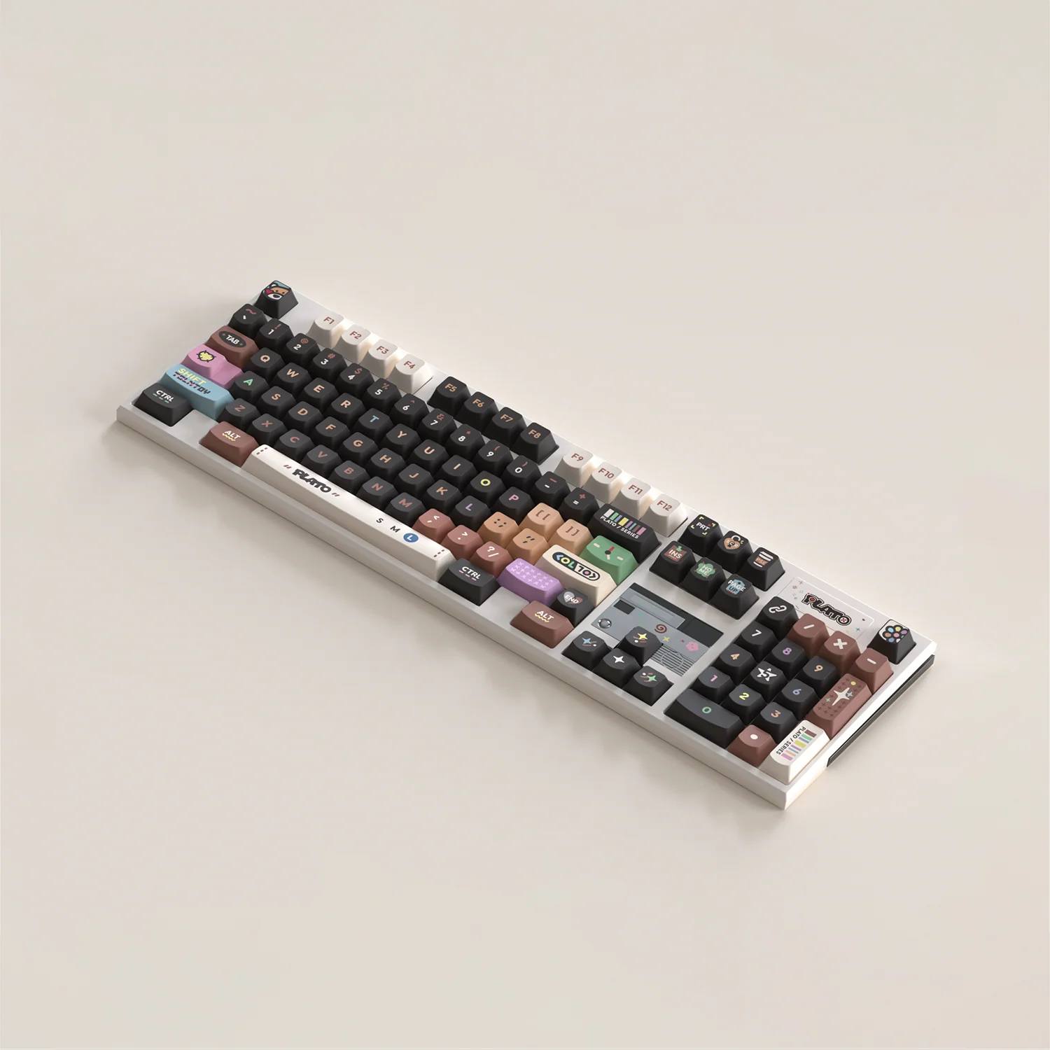 Keytok PLATO Smile Profile Dye-Sub PBT Keyaps 158pcs/set - Image 3