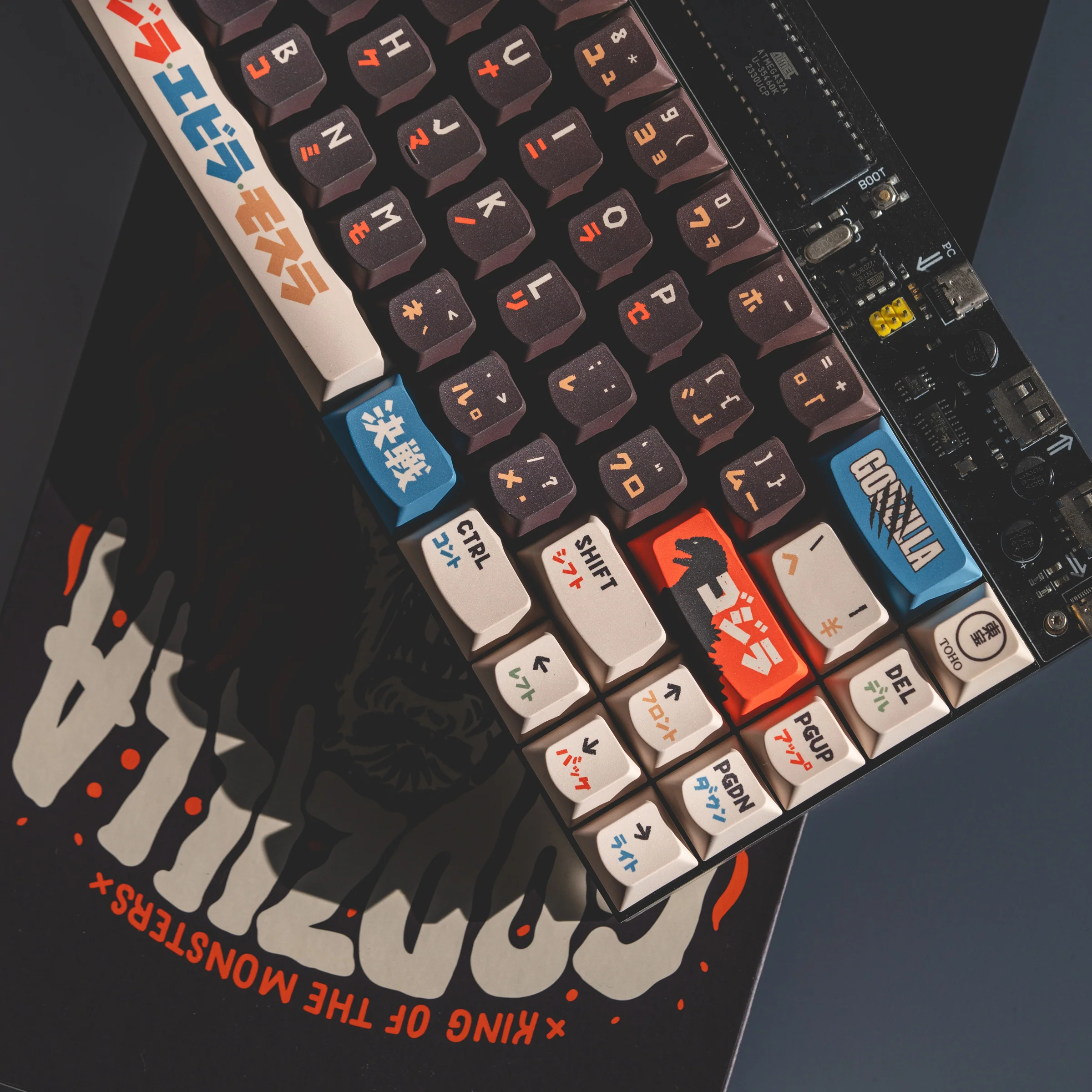 Keytok SMILE Profile Black Classic Godzilla Dye-Sub PBT Keyaps 173pcs / Set - Image 11