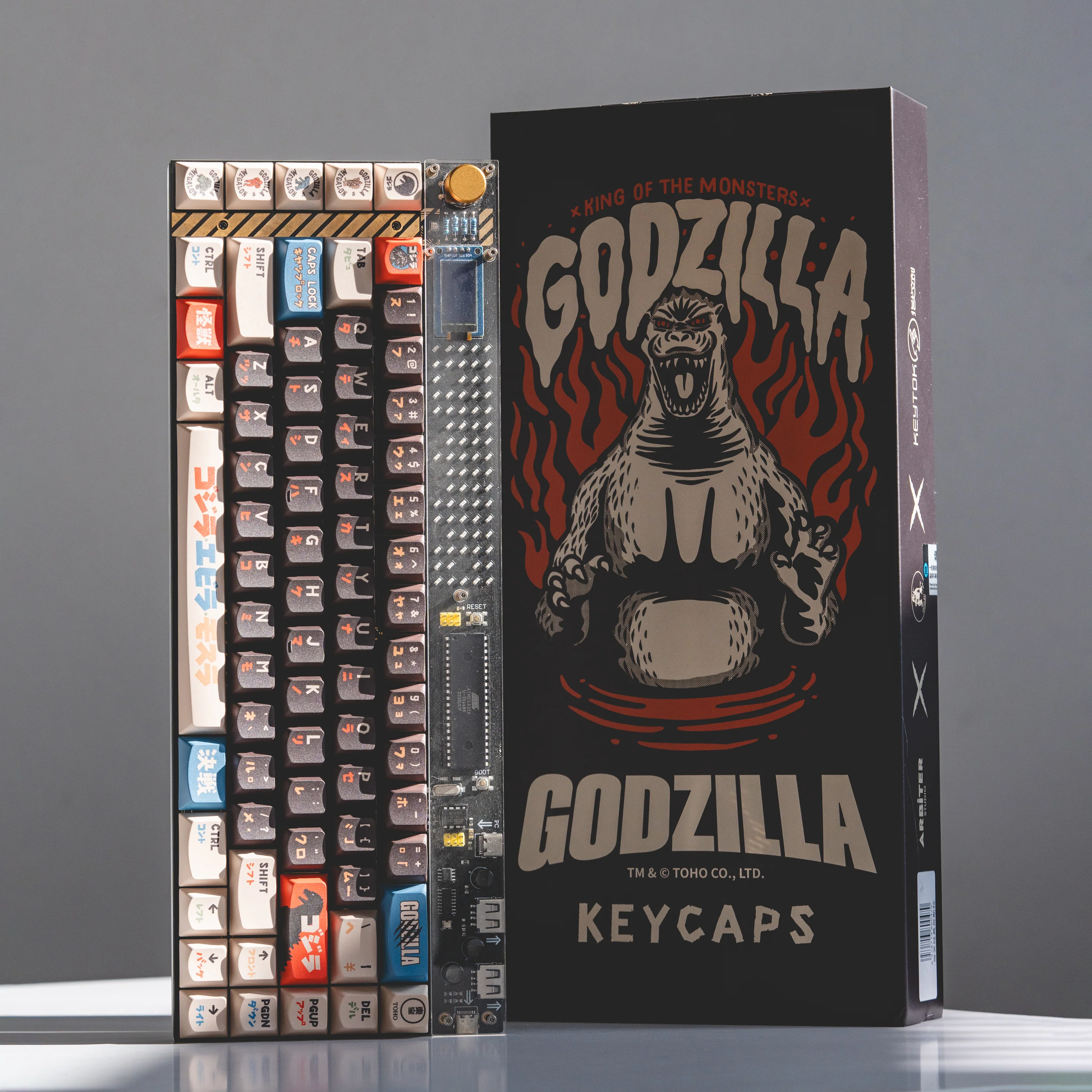 Keytok SMILE Profile Black Classic Godzilla Dye-Sub PBT Keyaps 173pcs / Set - Image 9