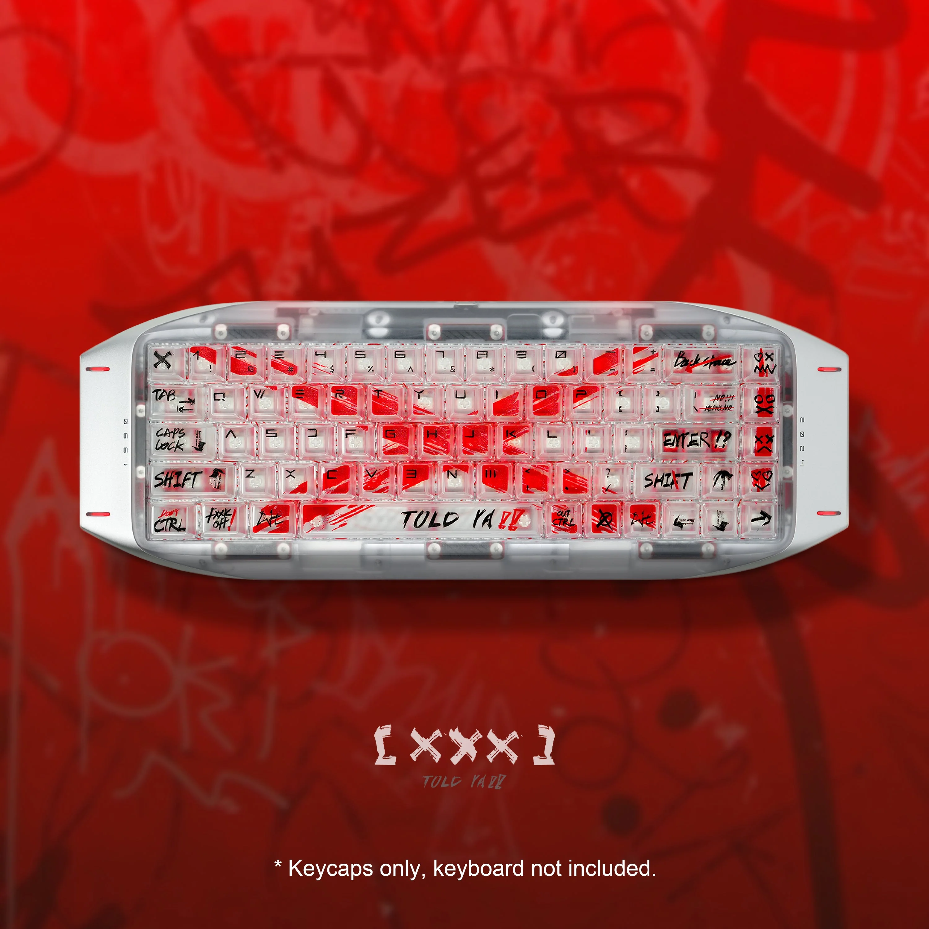 Keytok XXX Cherry Profile PC Keycaps 73pcs/ Set - Image 4