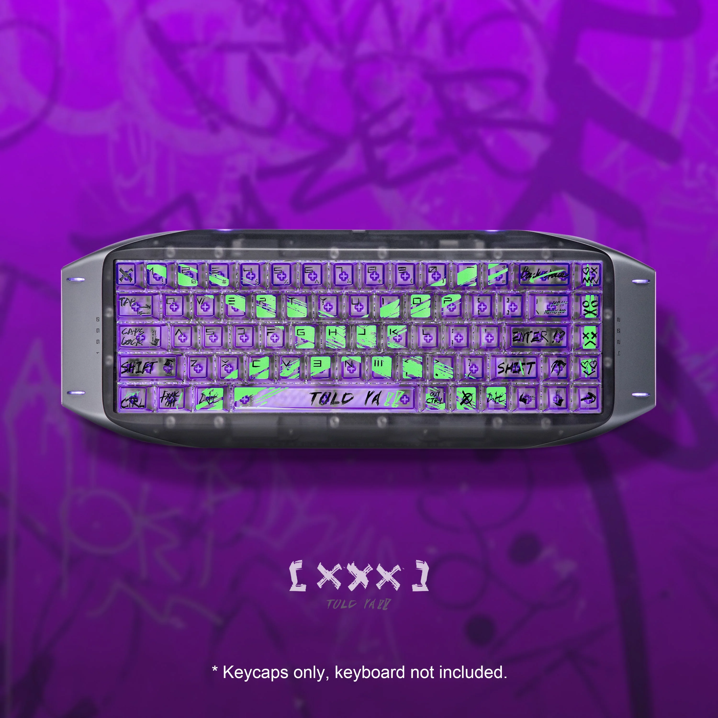 Keytok XXX Cherry Profile PC Keycaps 73pcs/ Set - Image 5