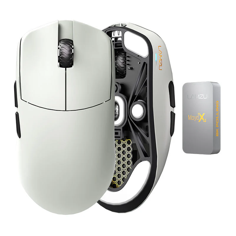 LAMZU MAYA X 8K Lightweight Dual mode Wireless Gaming Mouse - Image 3