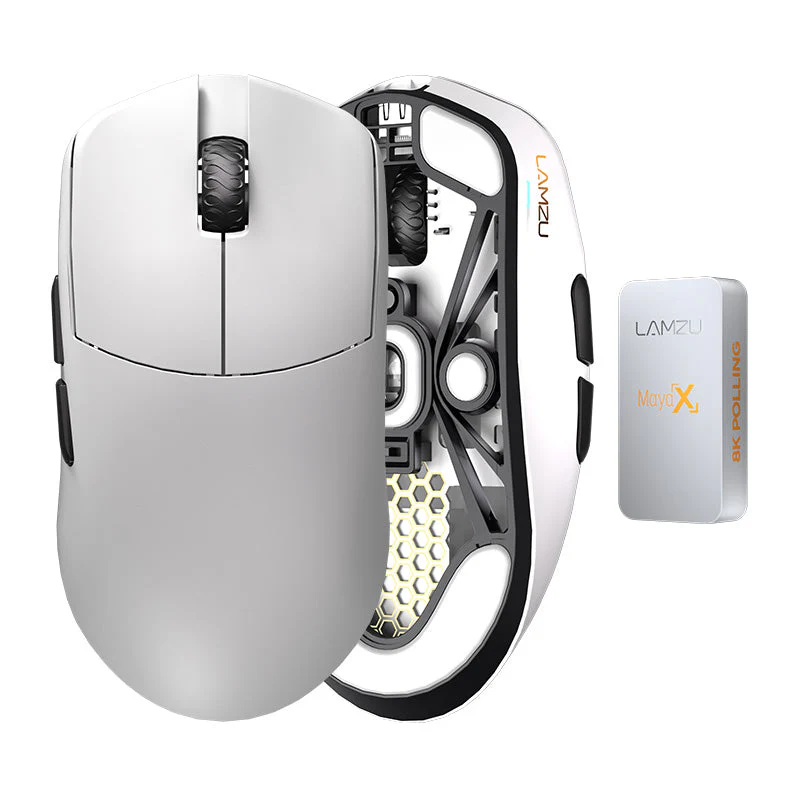 LAMZU MAYA X 8K Lightweight Dual mode Wireless Gaming Mouse - Image 4