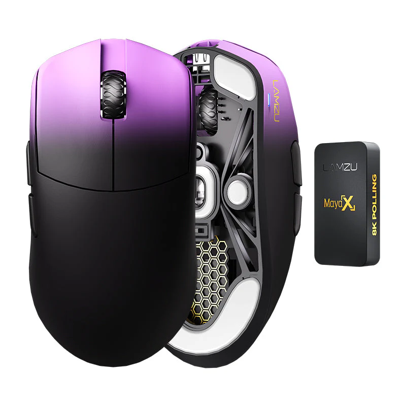 LAMZU MAYA X 8K Lightweight Dual mode Wireless Gaming Mouse - Image 6